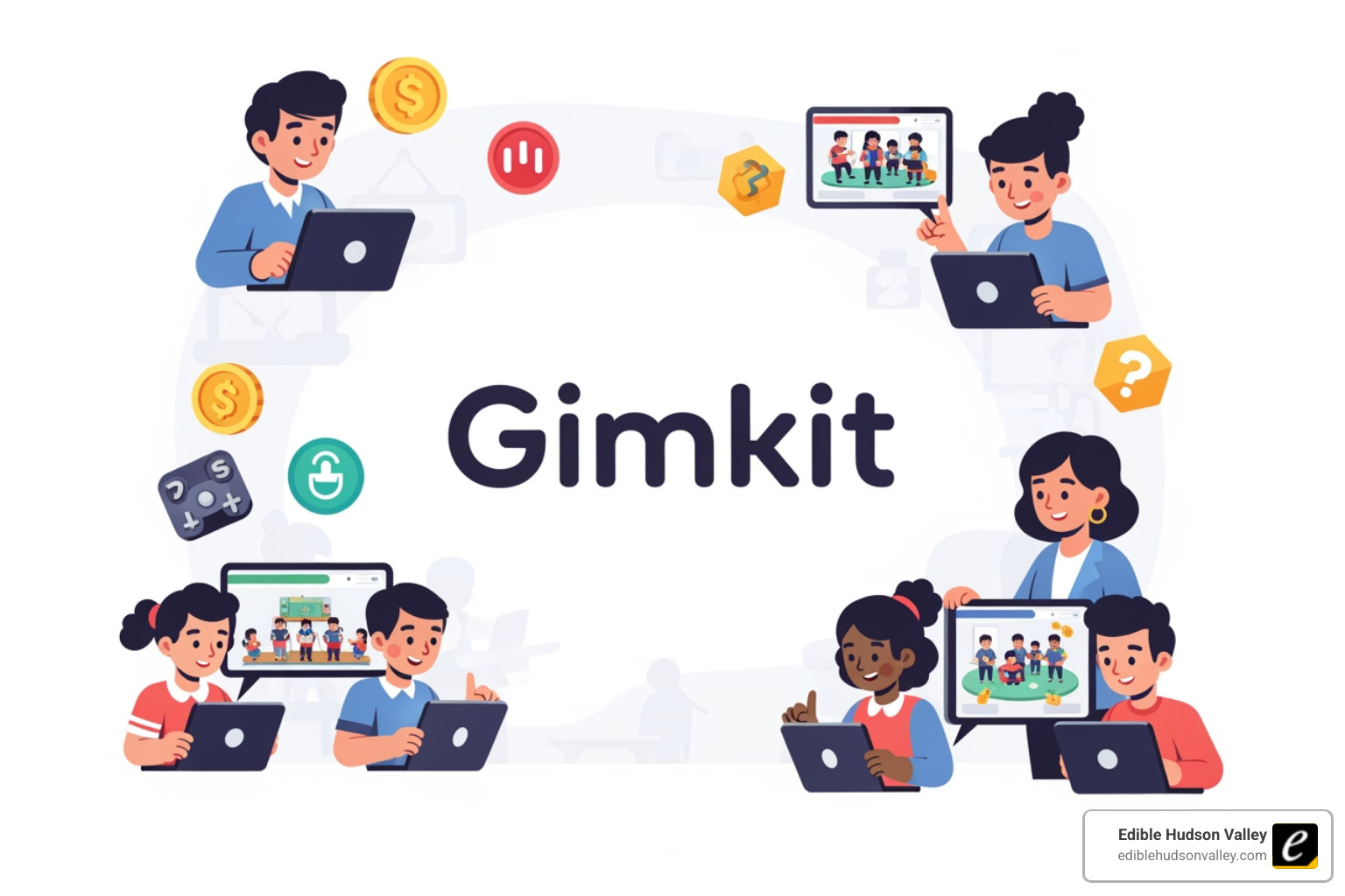 teacher dashboard showing kit creation and game settings - gimkit