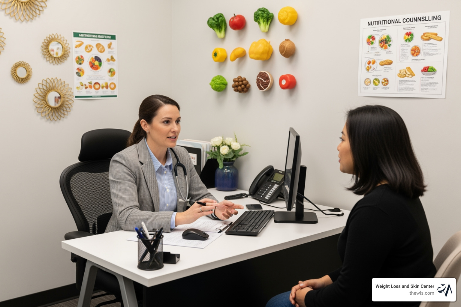 Nutritional counseling session at an Alexandria weight loss clinic - weight loss clinic alexandria va
