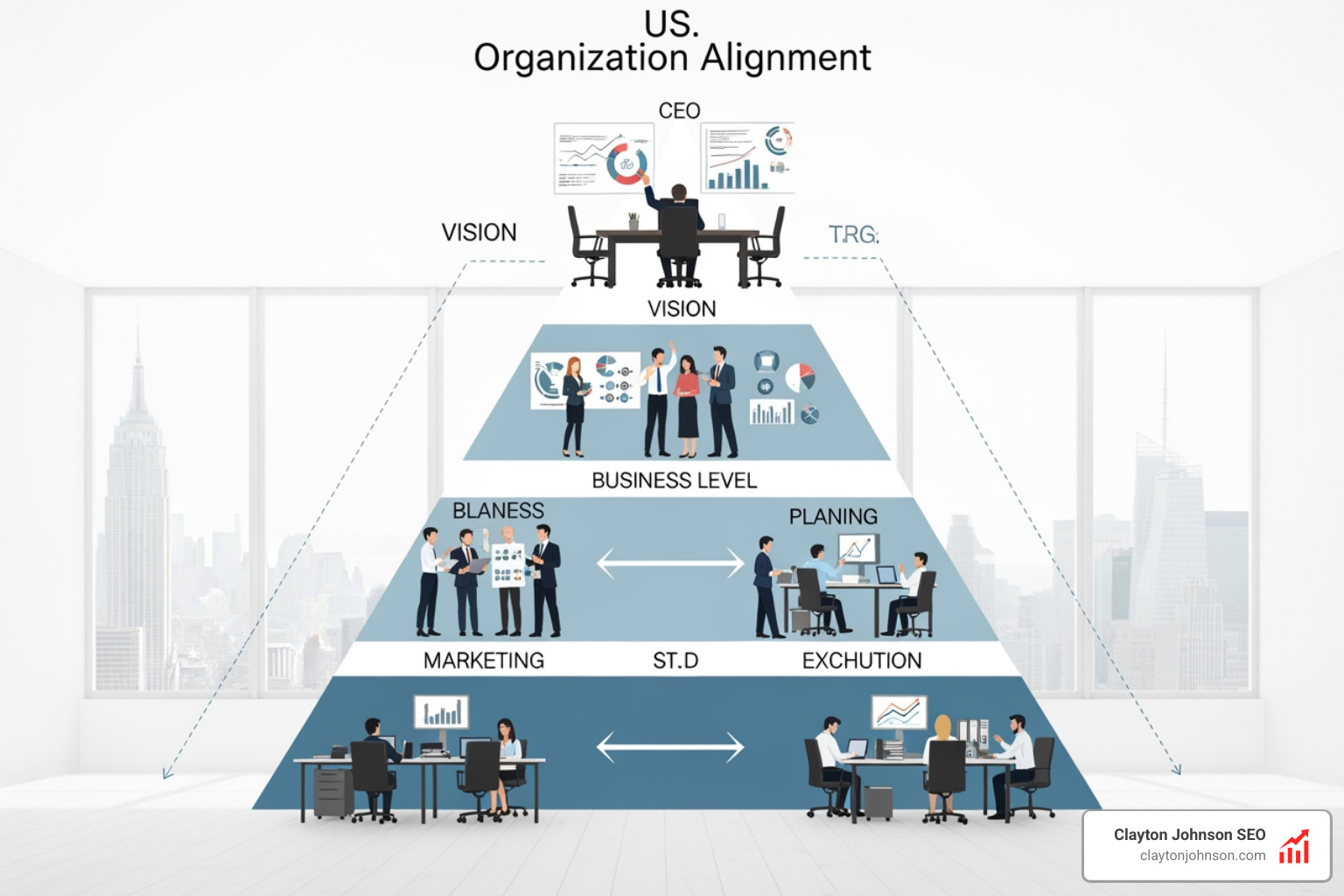 Organizational alignment from corporate vision to functional execution - business strategy frameworks pdf
