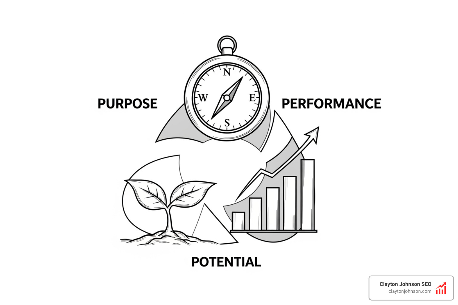 The 3P's Framework: Purpose, Performance, and Potential for content auditing - enterprise seo funnel optimization audit