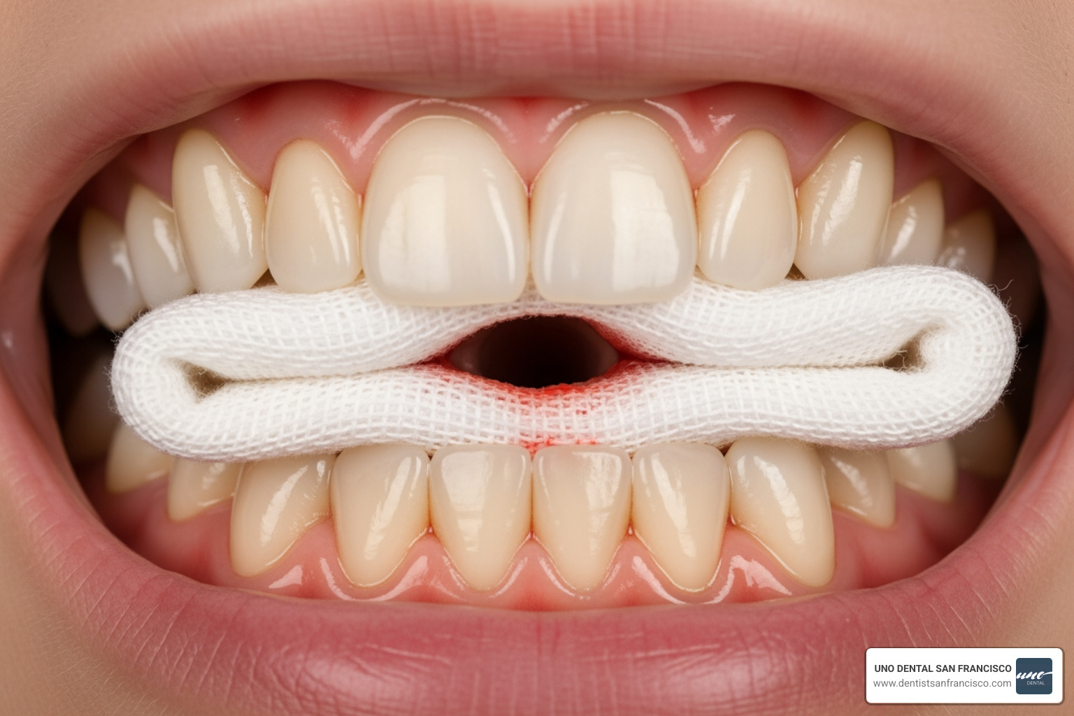 proper gauze placement over an extraction site for pressure - tooth extraction and temporary bridge bleeding proper gauze placement over an extraction site for pressure - tooth extraction and temporary bridge bleeding