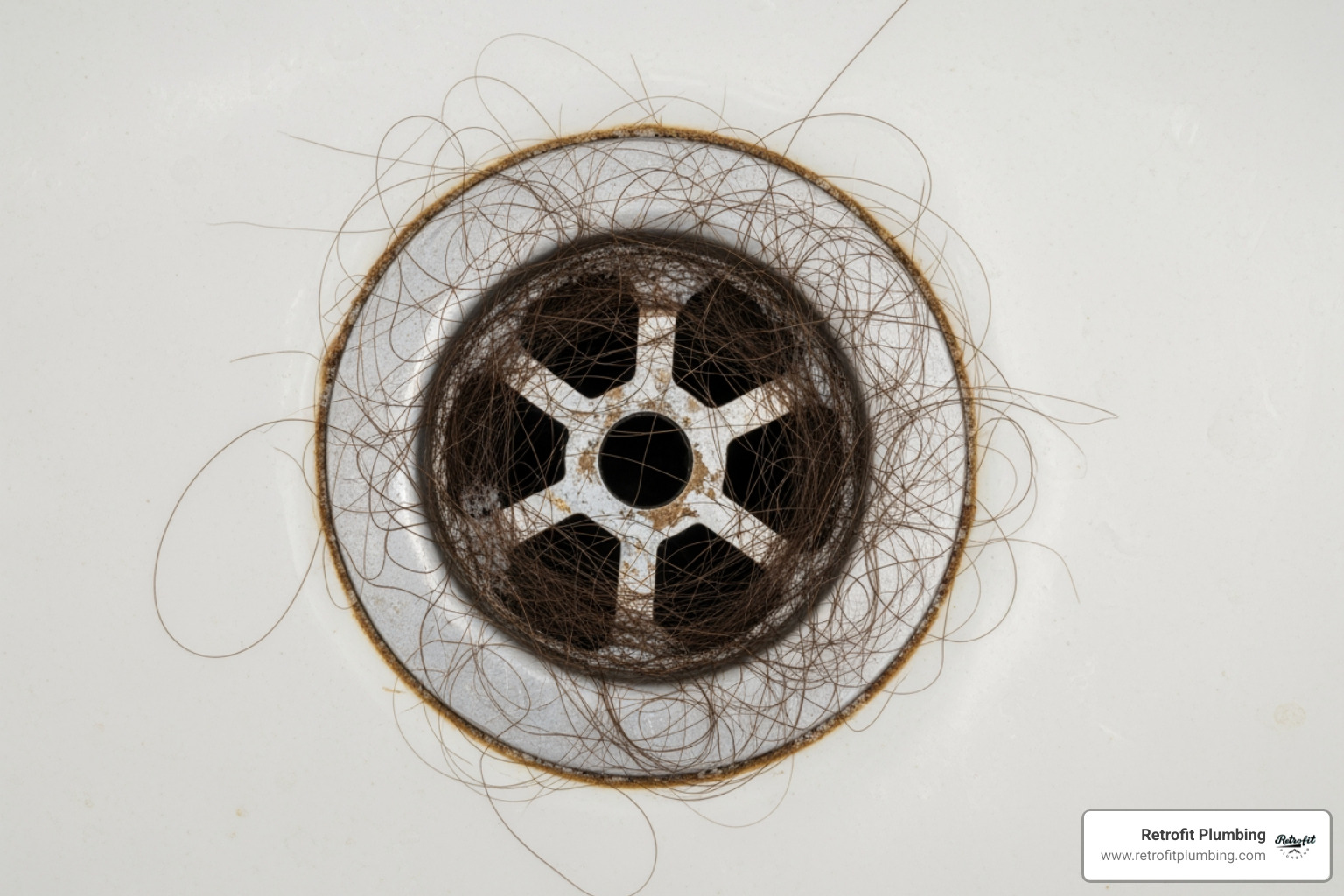 hair buildup in a drain - clogged bathtub fix hair buildup in a drain - clogged bathtub fix