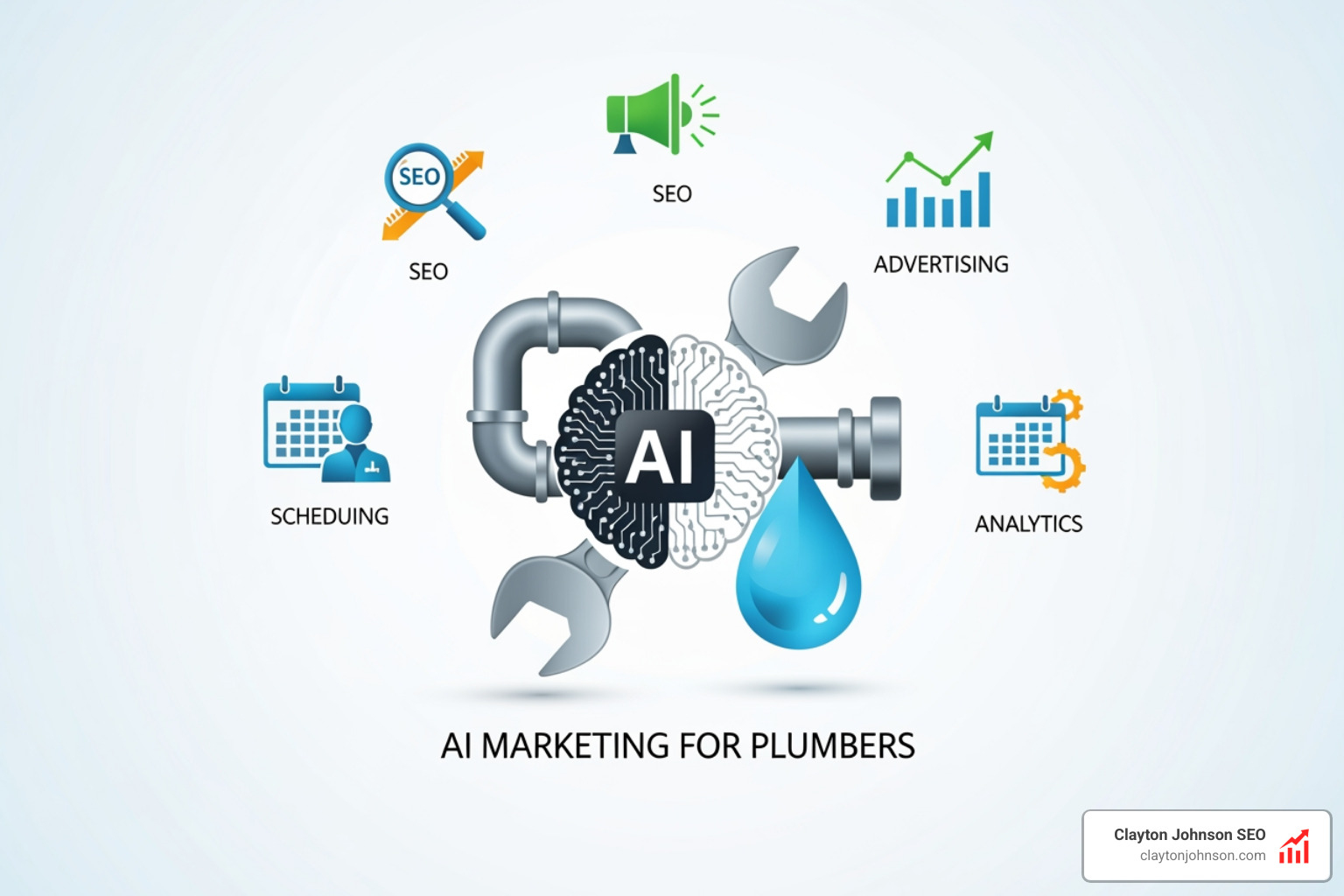 Plumbing dispatcher using AI-powered scheduling software to optimize technician routes - ai marketing for plumbing companies