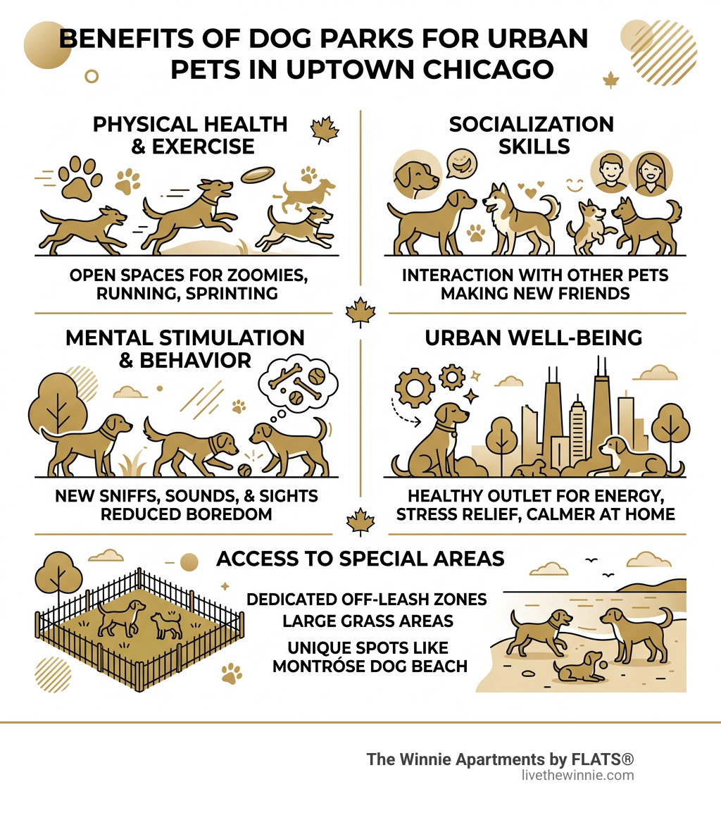 Benefits of dog parks for urban pets in Uptown Chicago infographic - dog parks uptown chicago infographic Benefits of dog parks for urban pets in Uptown Chicago infographic - dog parks uptown chicago infographic