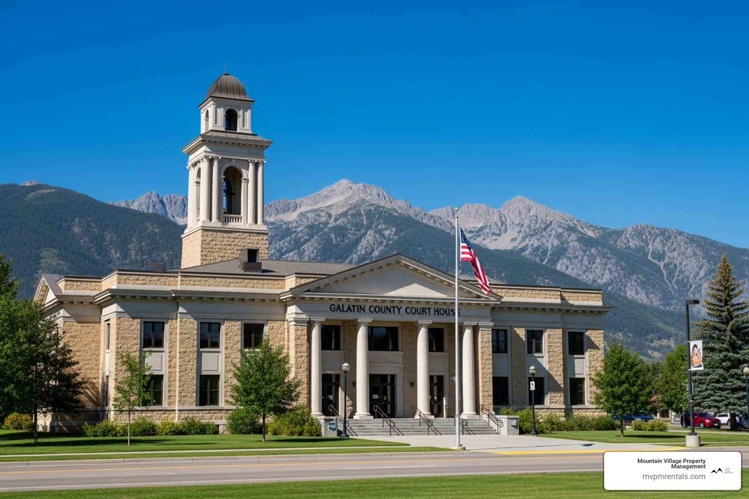 Gallatin County Courthouse in Bozeman where eviction hearings take place - evictions handled bozeman managers Gallatin County Courthouse in Bozeman where eviction hearings take place - evictions handled bozeman managers