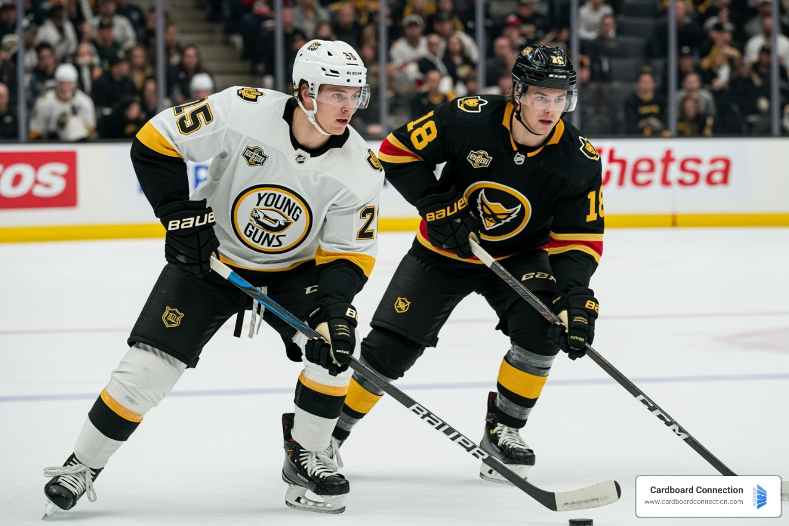 Top Young Guns prospects like Matthew Schaefer and Michael Misa - 2025-26 Upper Deck Series 2 Hockey Hobby Box 2025-26 Upper Deck Series 2 Hockey Hobby Box Set Review and Checklist 28