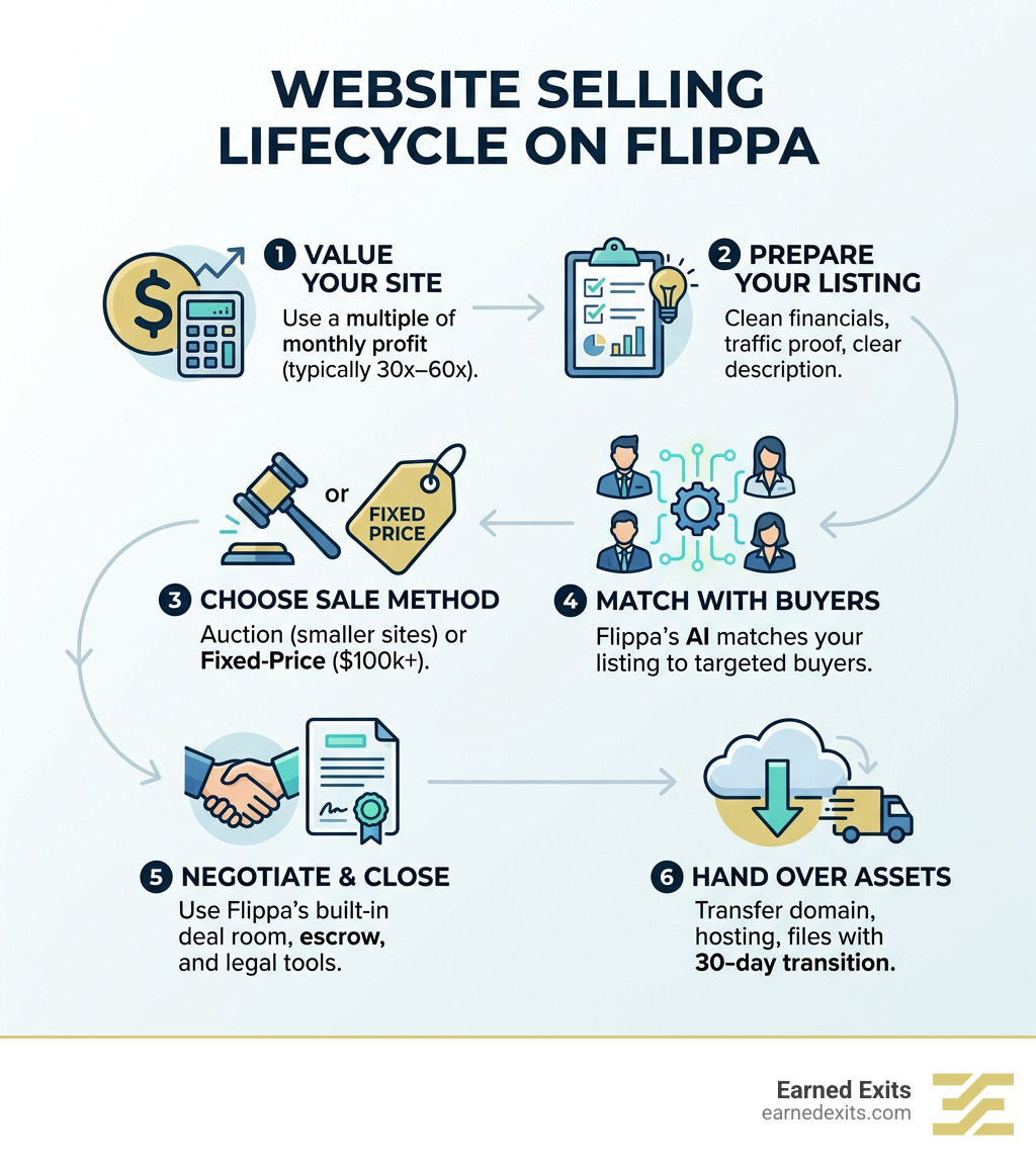 Selling Websites on Flippa: Top 10 Secrets
