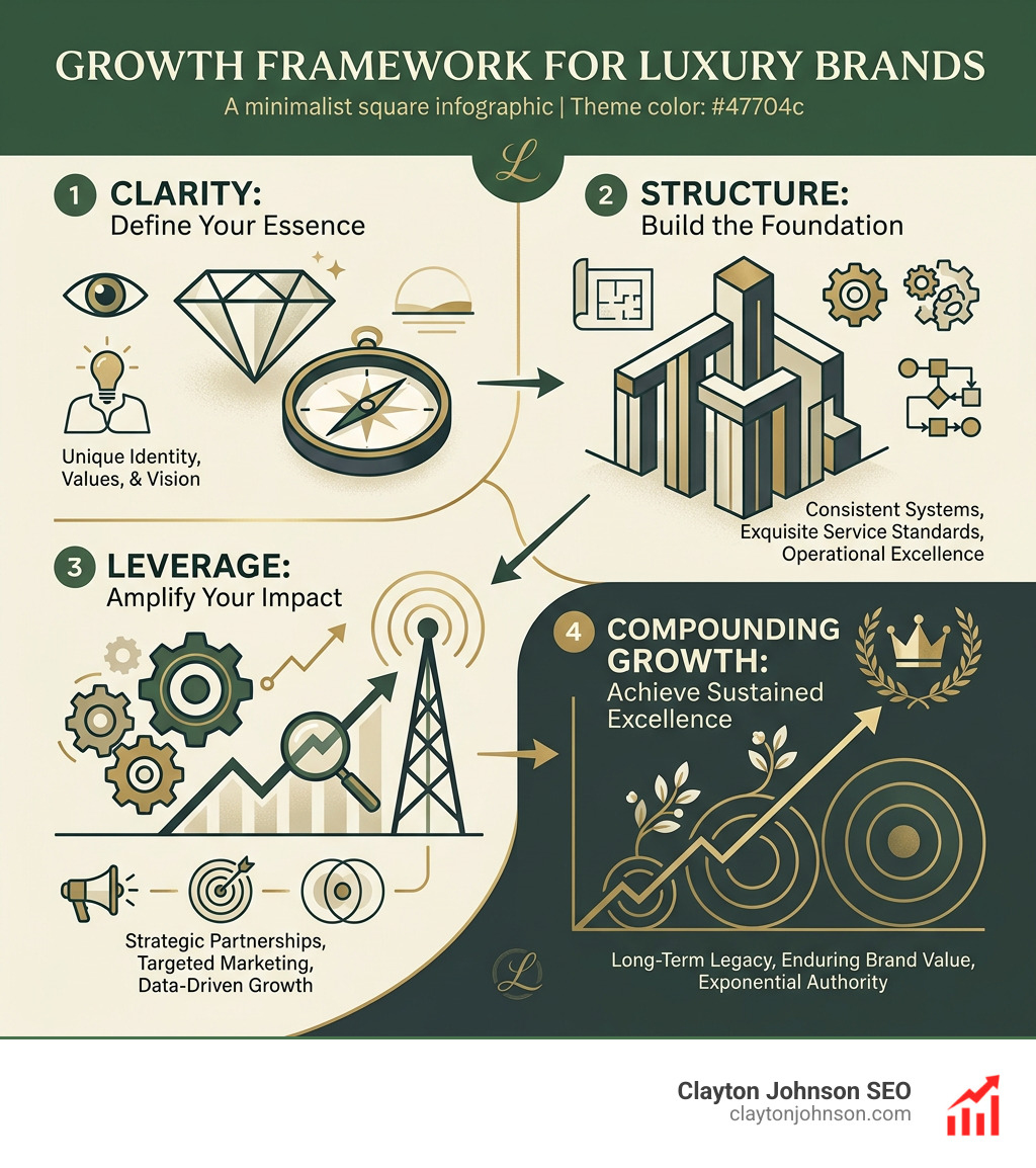 Growth framework for luxury brands - Clarity, Structure, Leverage, Compounding Growth - best luxury hotels in the world