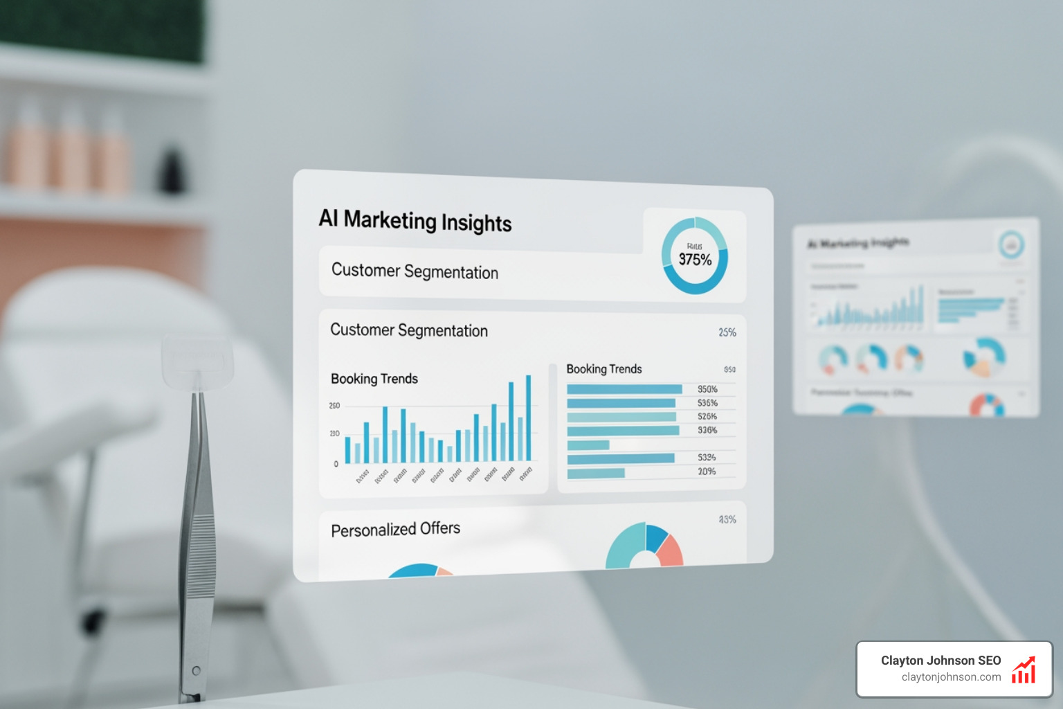 Waxing professional focusing on a client while a tablet handles background tasks - ai marketing for waxing studios companies Waxing professional focusing on a client while a tablet handles background tasks - ai marketing for waxing studios companies