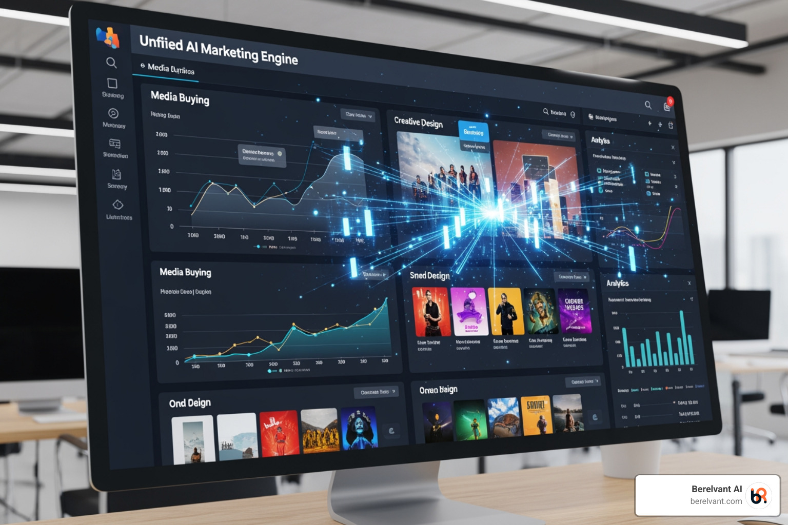 Unified AI marketing engine integrating media, creative, and analytics - use of ai in digital marketing