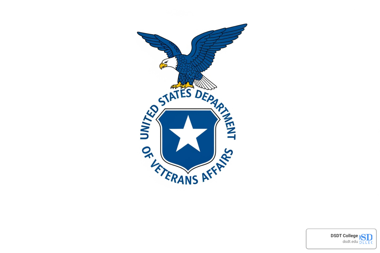 the Department of Veterans Affairs logo - veteran tech certification programs the Department of Veterans Affairs logo - veteran tech certification programs