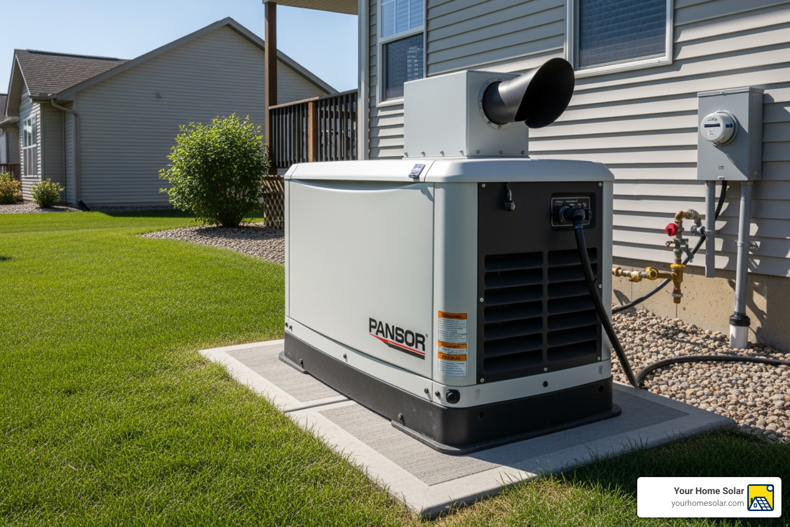 standby generator unit installed outside a home - home generator cost standby generator unit installed outside a home - home generator cost
