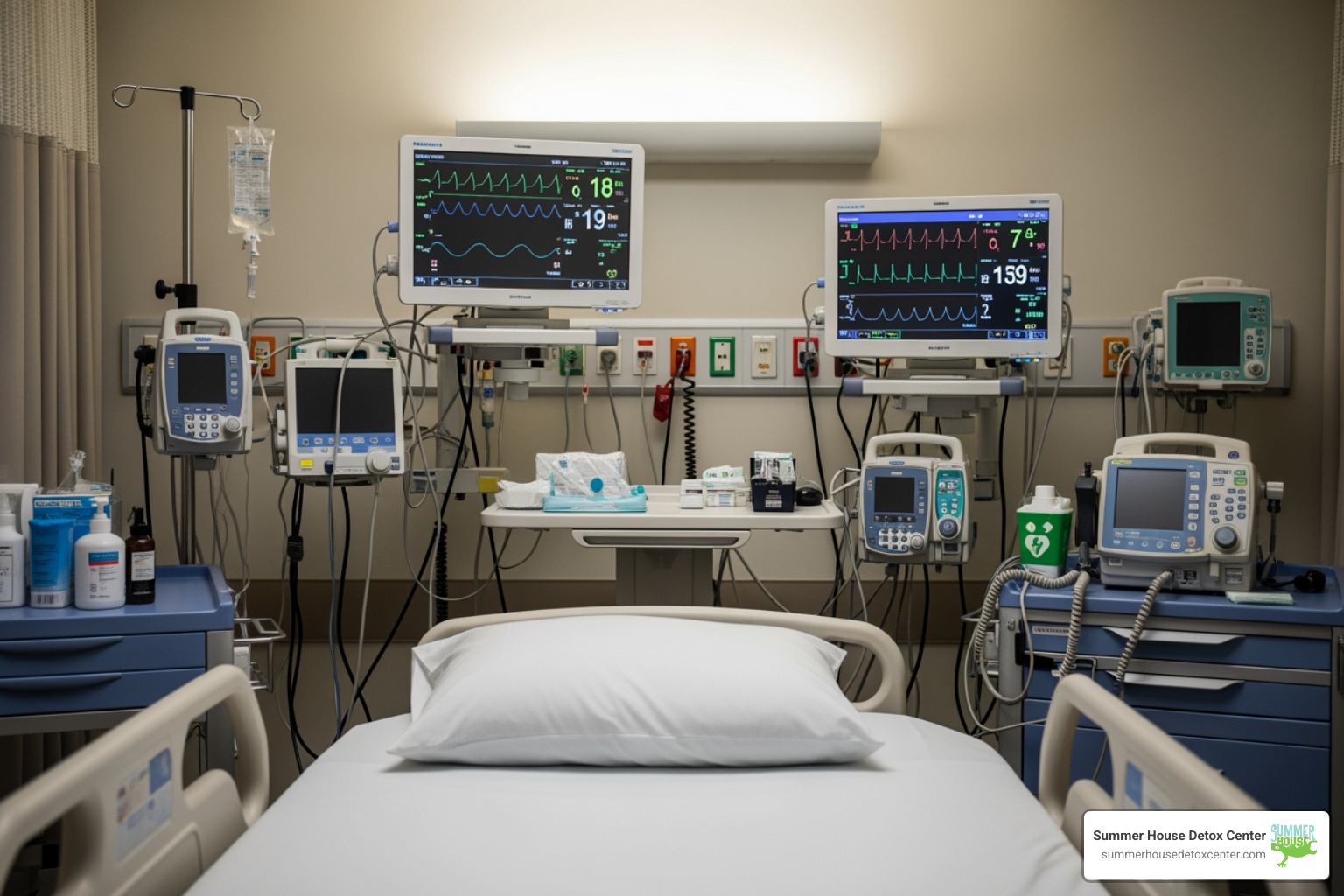 clinical monitoring station - alcohol withdrawal support