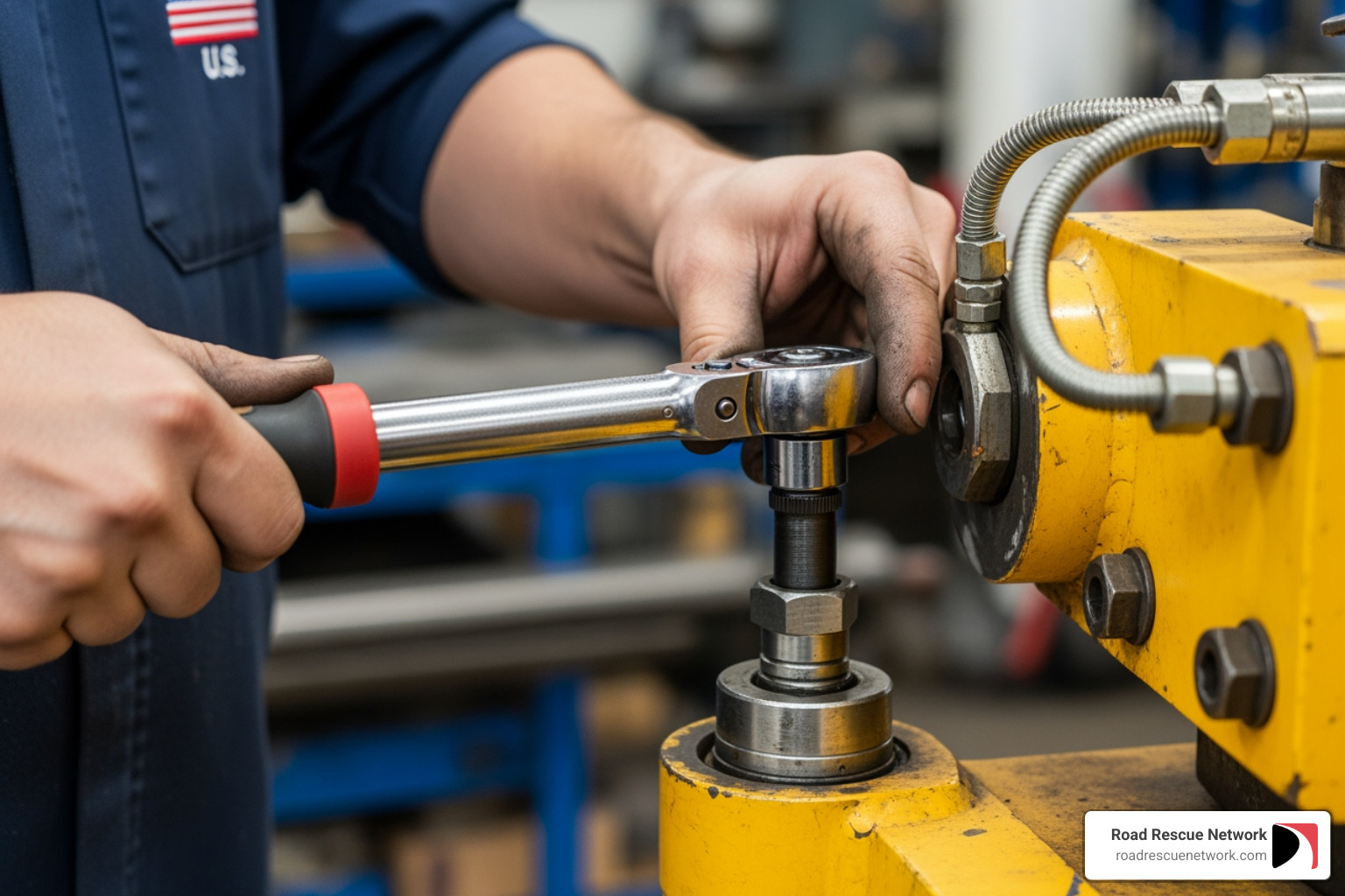 torque wrench on a hydraulic connection - how to seal hydraulic fittings