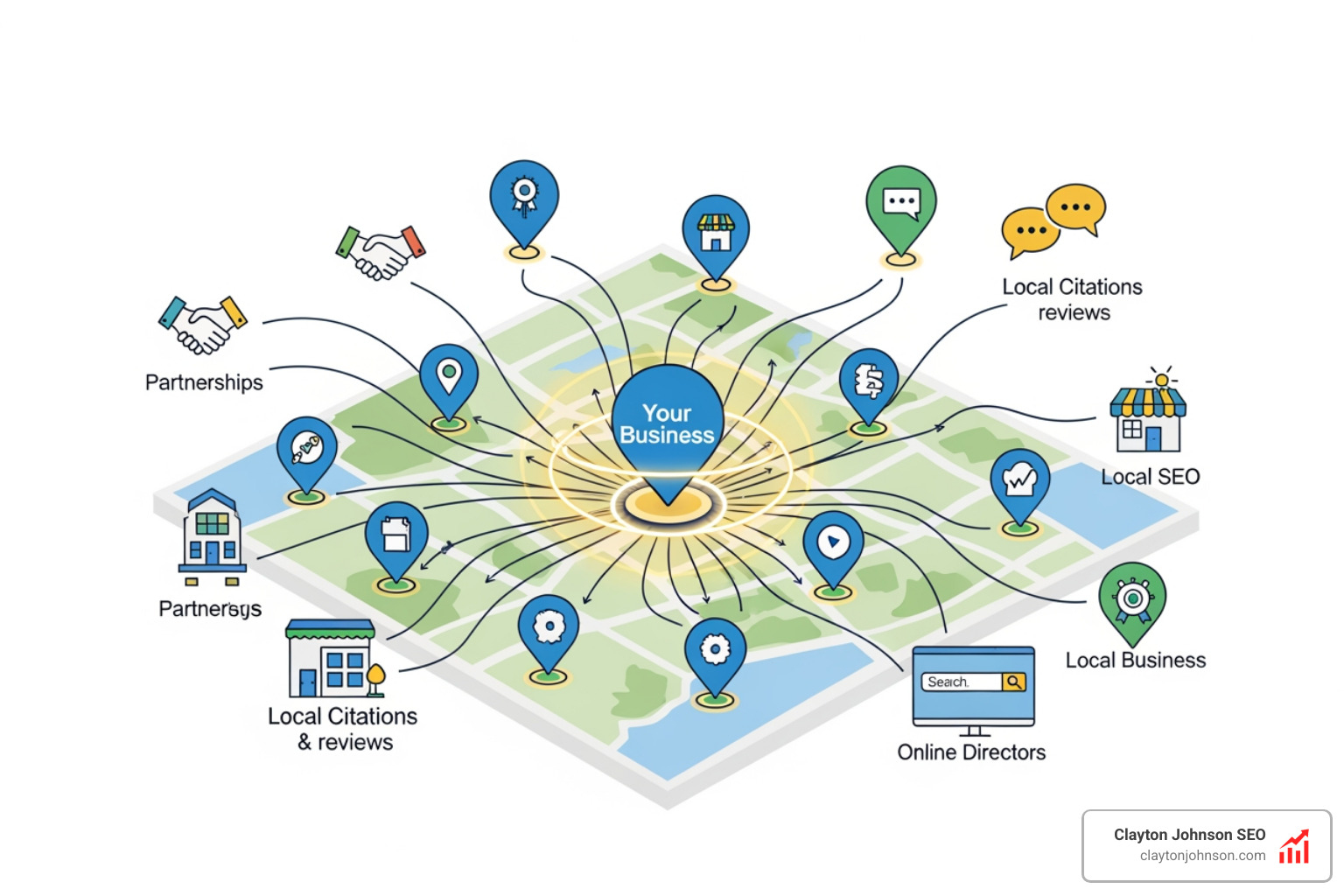 community event sponsorship with business logo and website link on a local organization page - Local SEO backlink building
