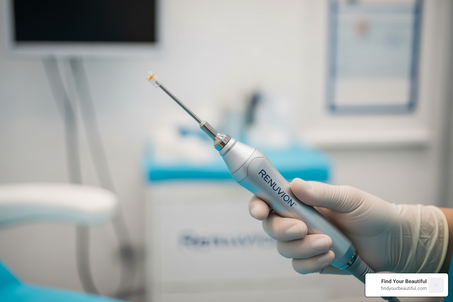 Renuvion handheld device used for subdermal skin tightening - san antonio renuvion after lipo