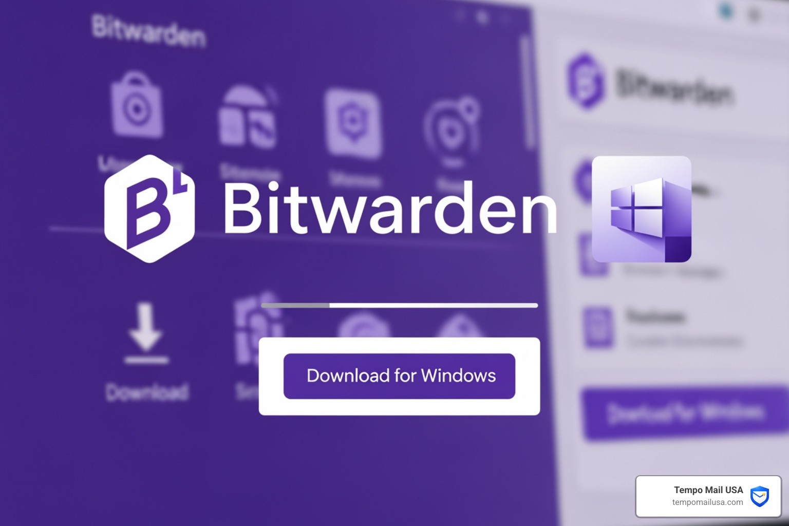 Bitwarden installation wizard on a Windows desktop - bitwarden download windows