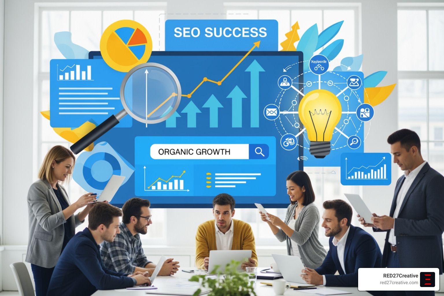 Digital marketing expert analyzing a search engine results page to maximize organic visibility - benefits of seo marketing Digital marketing expert analyzing a search engine results page to maximize organic visibility - benefits of seo marketing