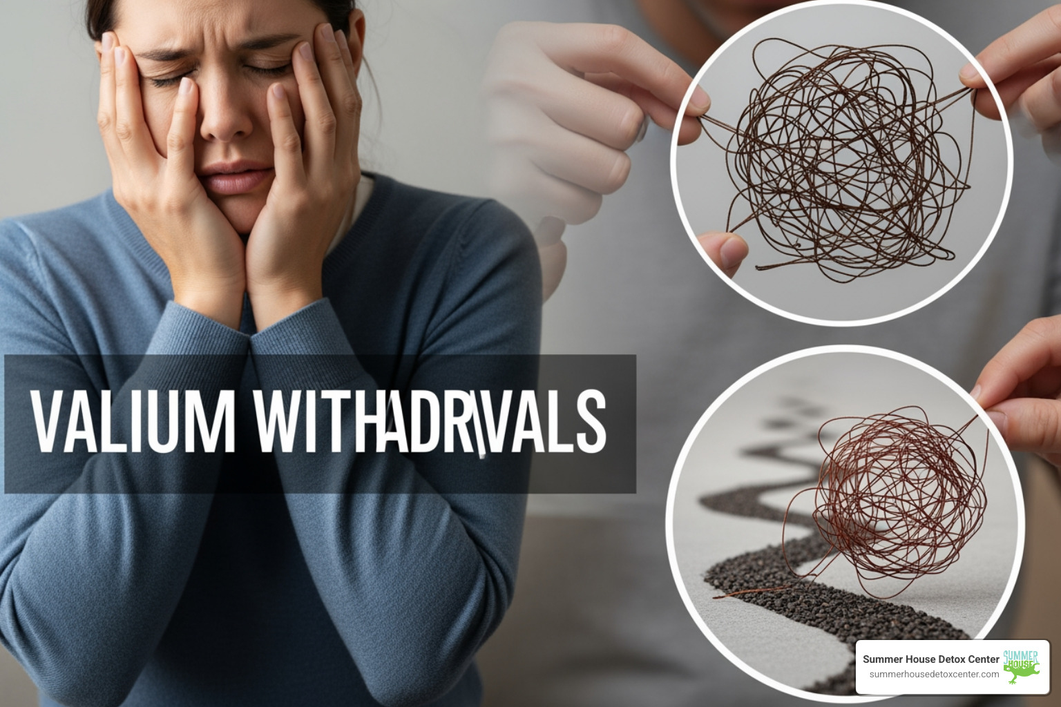 Valium prescription bottle and diazepam pills - valium withdrawals