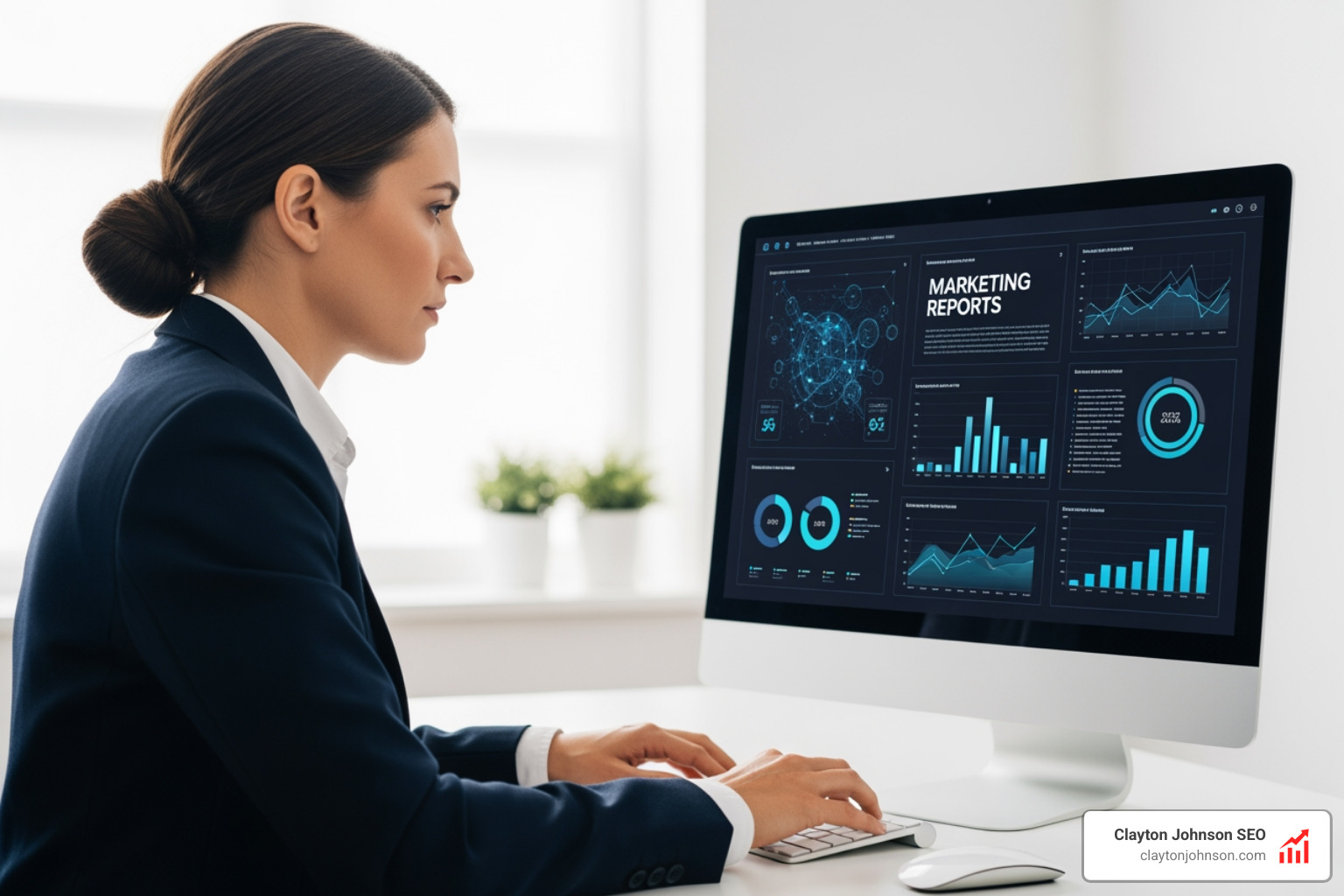 Compliance officer reviewing AI-generated marketing reports for regulatory alignment - ai marketing for investment advisors