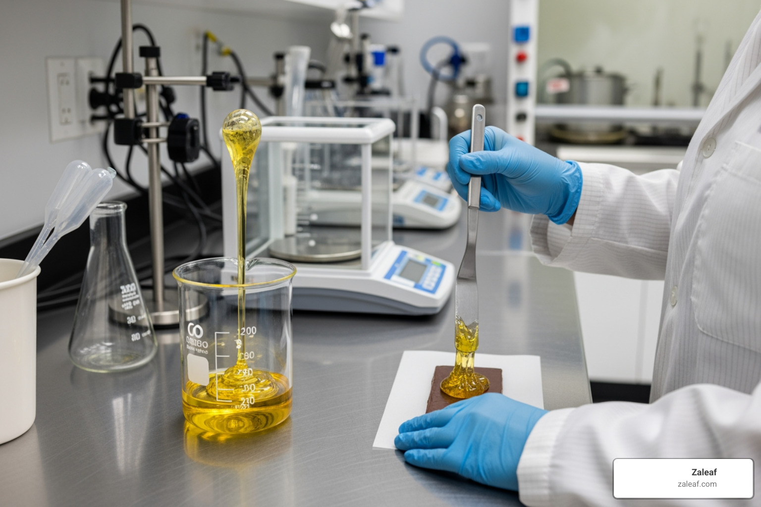high-quality cannabis distillate being processed for edibles - best tasting edibles high-quality cannabis distillate being processed for edibles - best tasting edibles