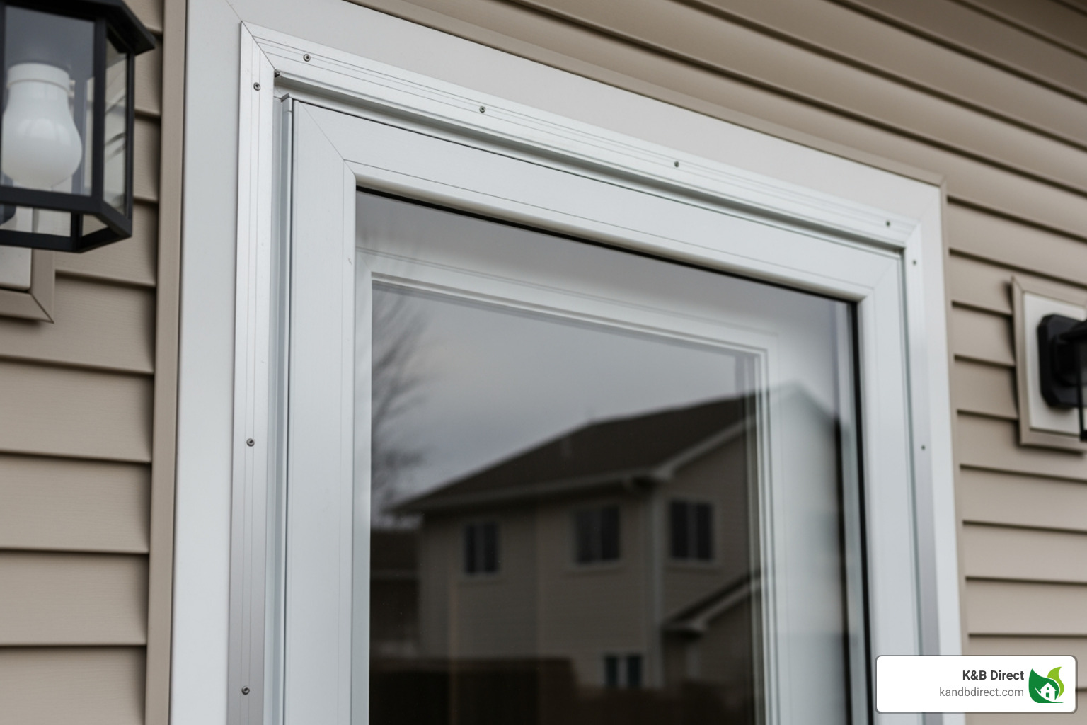 Heavy-duty aluminum storm door with reinforced frame - Custom storm doors Chicago