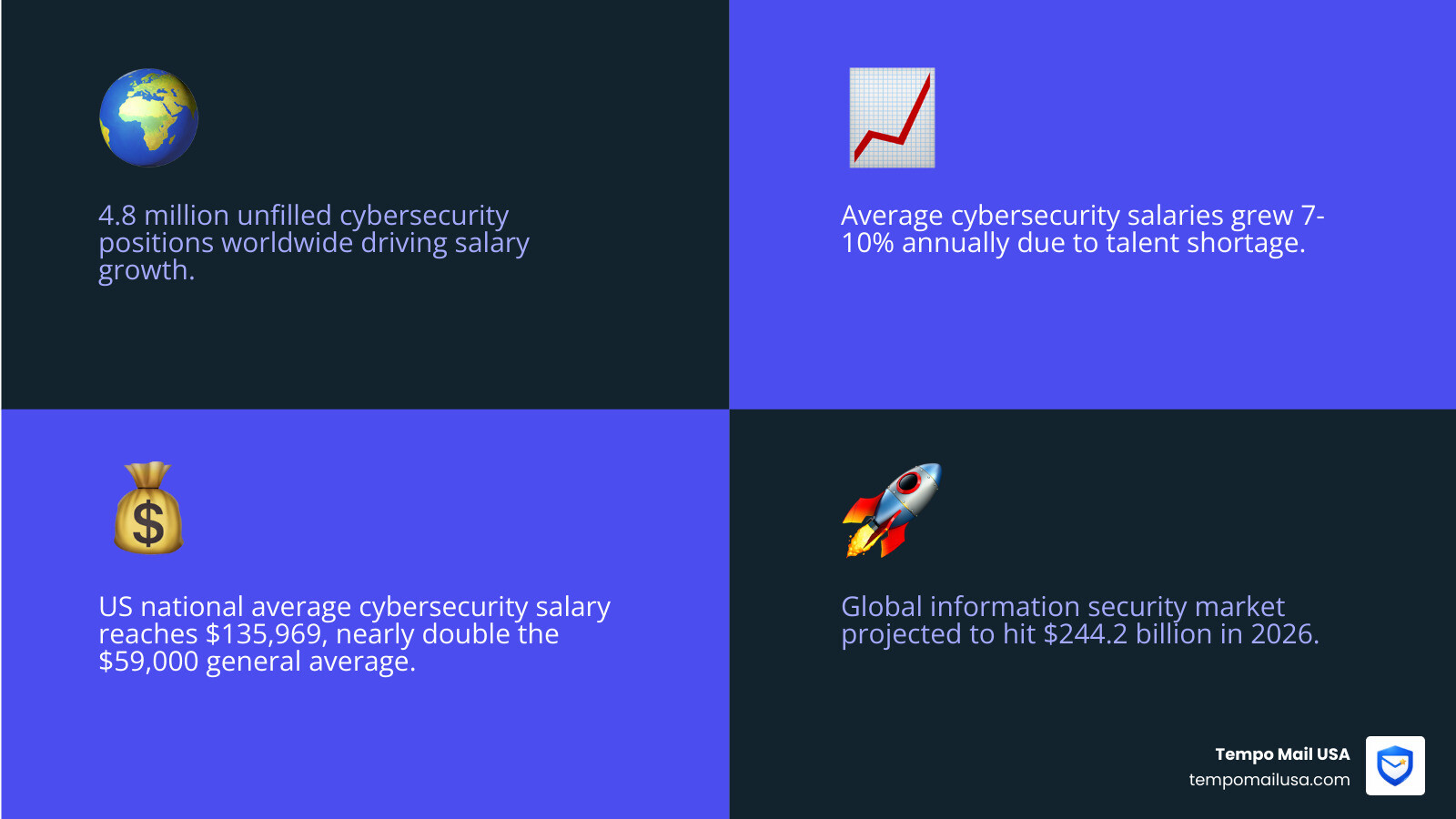 Cyber Security Salaries in 2026: 10 Facts No One Tells You | TempoMailUSA