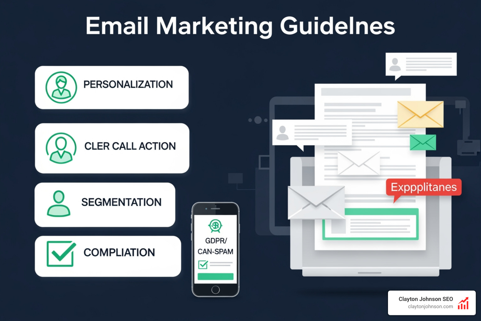 Marketing analytics dashboard showing campaign performance and conversion tracking - email marketing guidelines
