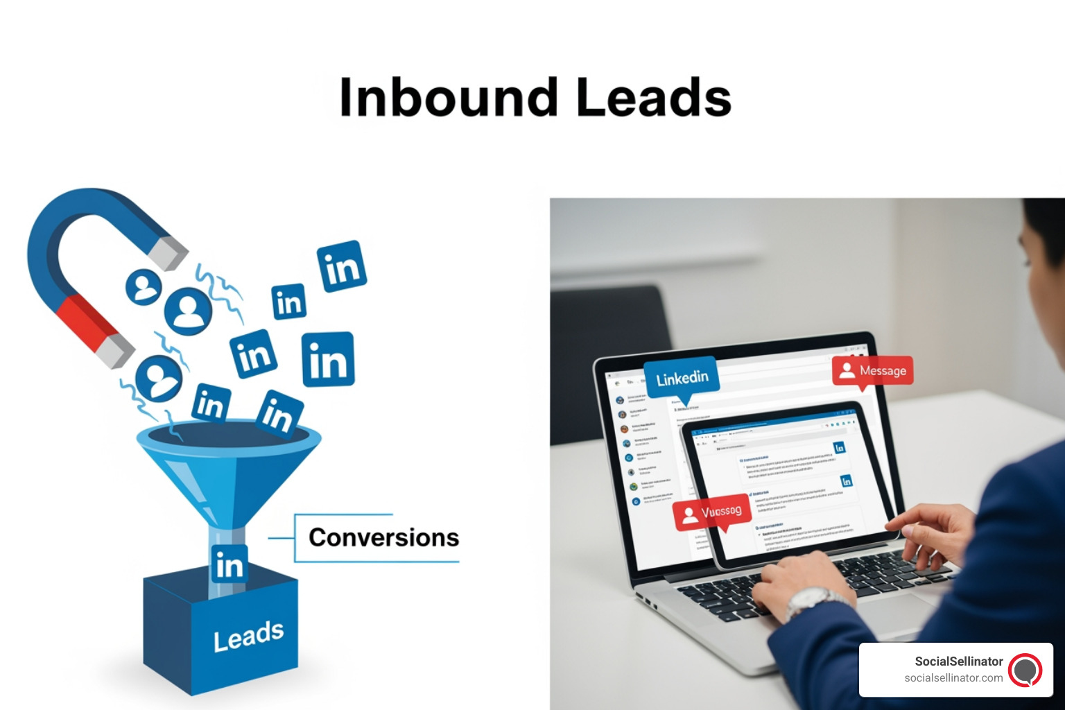 Optimized LinkedIn profile for lead generation - inbound linkedin lead gen