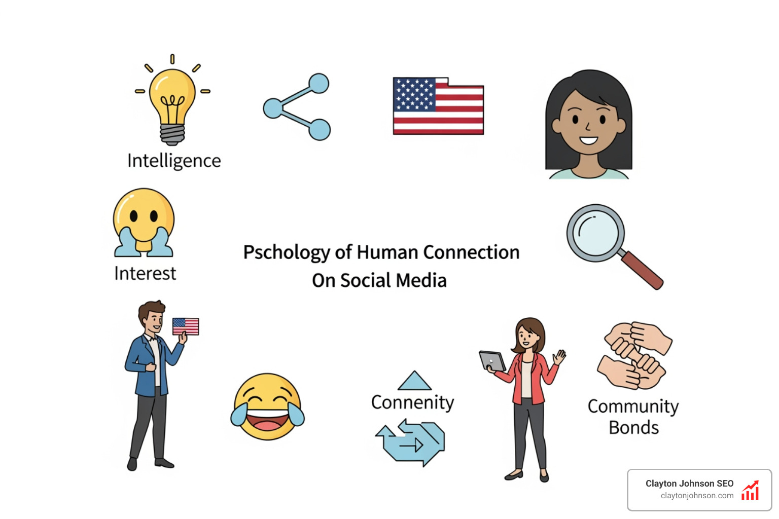 The psychology of human connection on social media - how to grow your social media account
