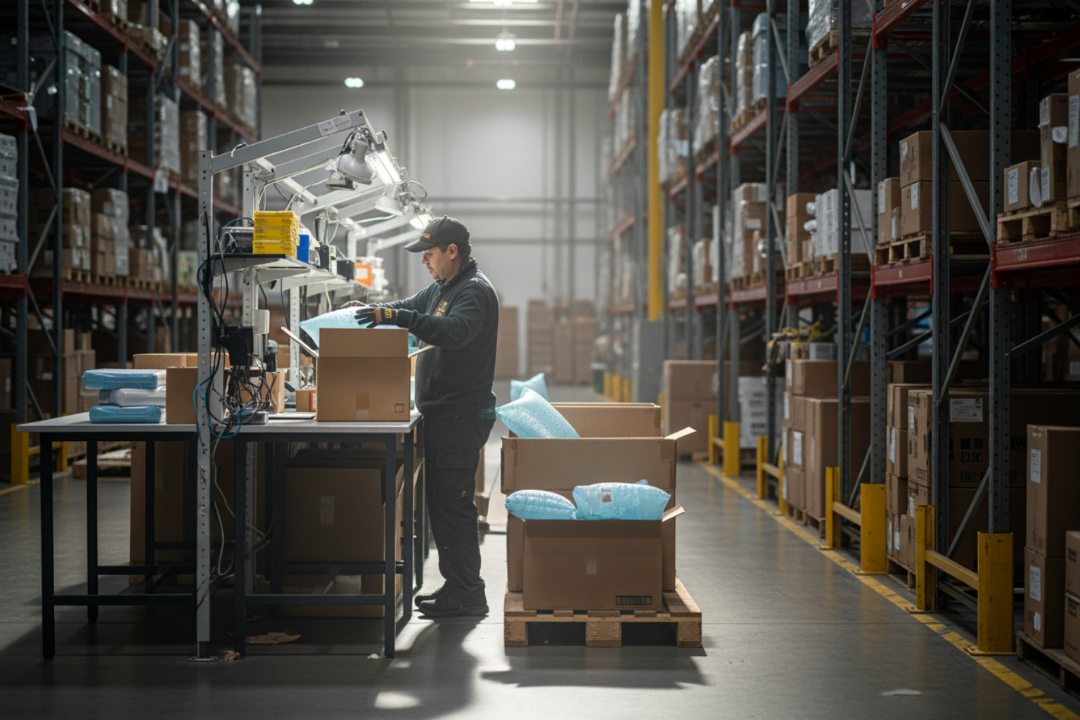 professional packing station - 3PL picking packing services