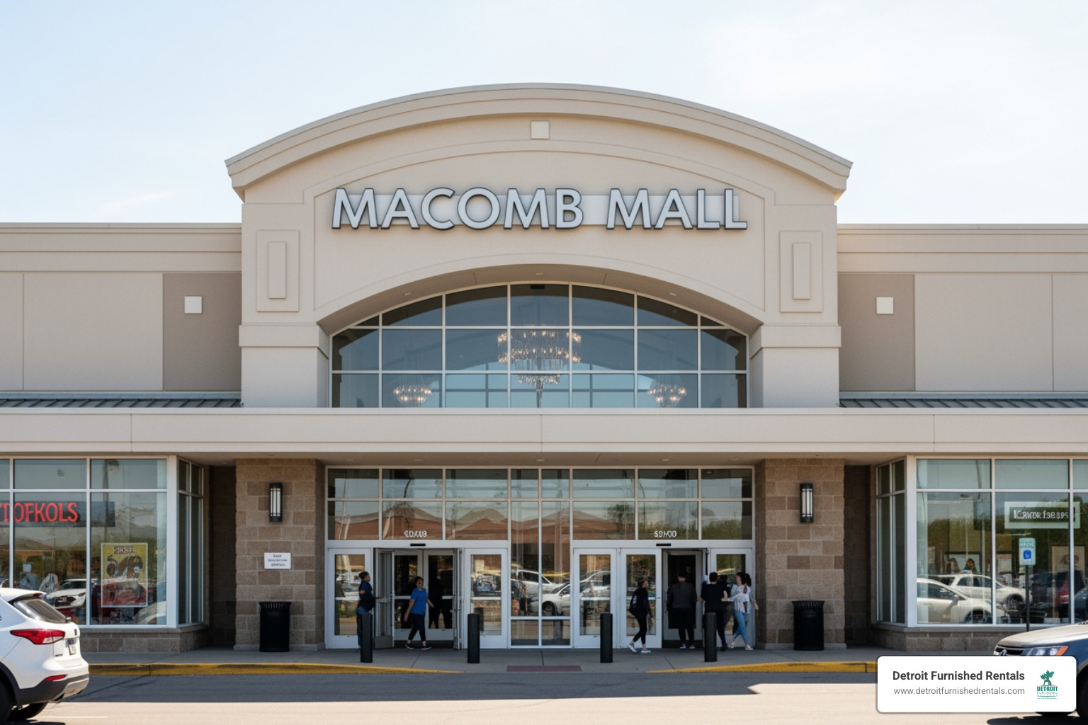 The main entrance of Macomb Mall in Roseville Michigan - Roseville, Michigan Shopping