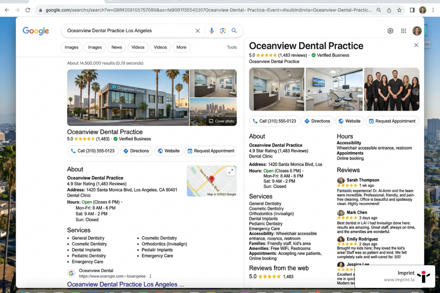 A fully optimized Google Business Profile showing photos, reviews, and updated attributes - how to get more local customers A fully optimized Google Business Profile showing photos, reviews, and updated attributes - how to get more local customers