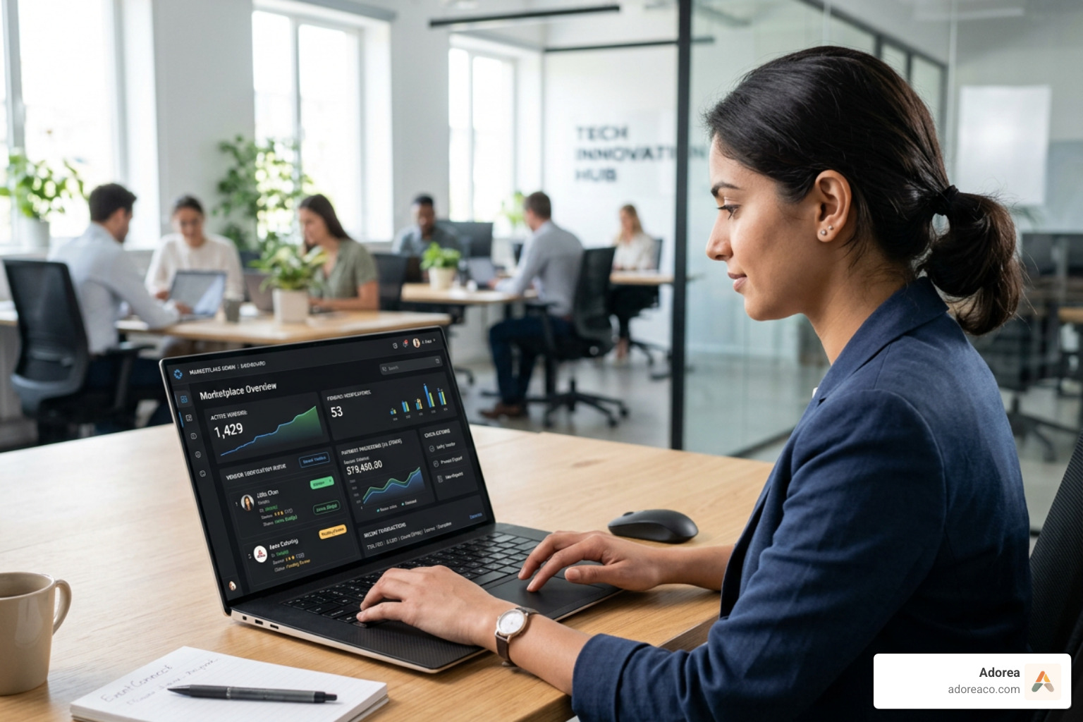Secure payment processing and vendor verification dashboard - event vendor marketplace