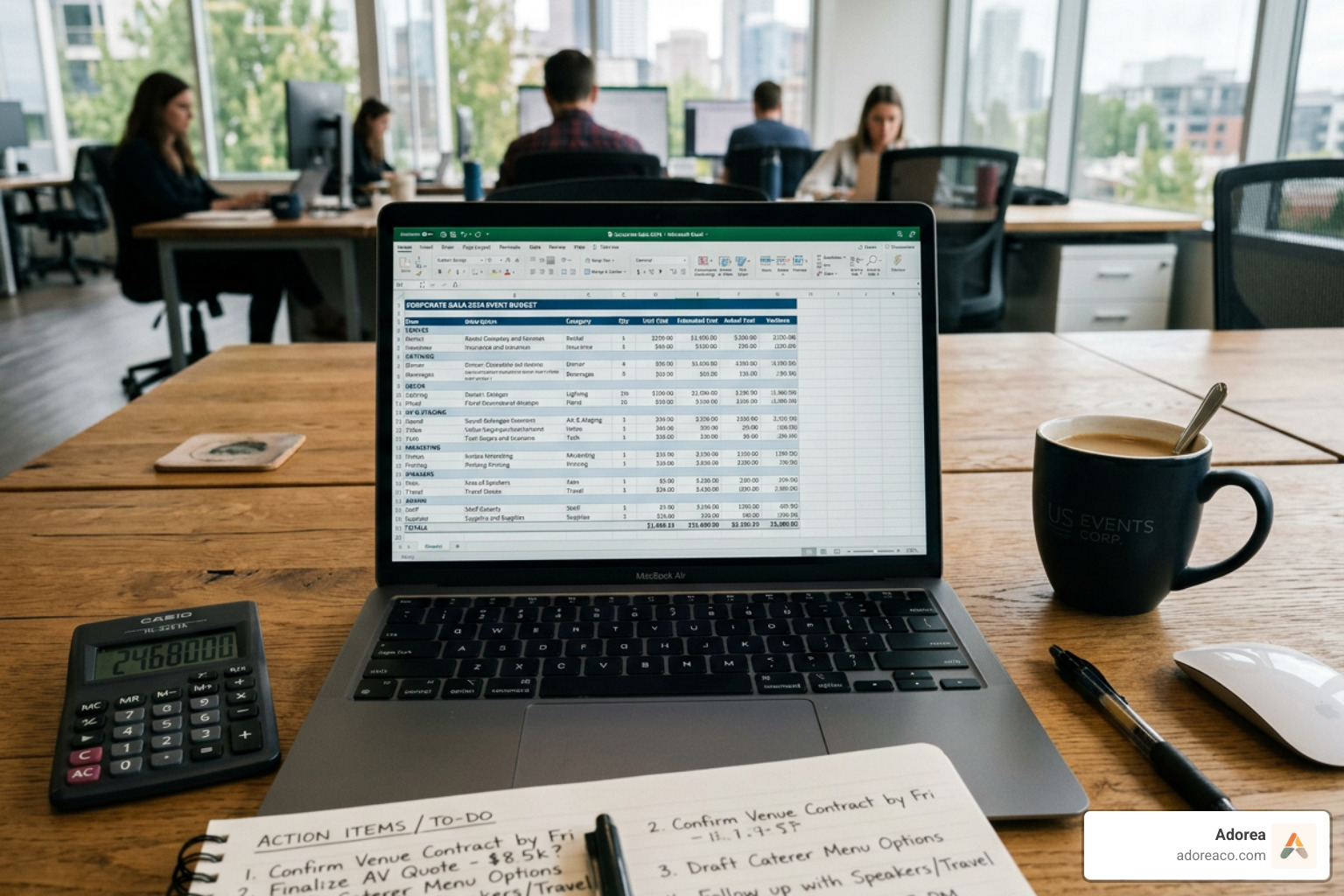 event budget example