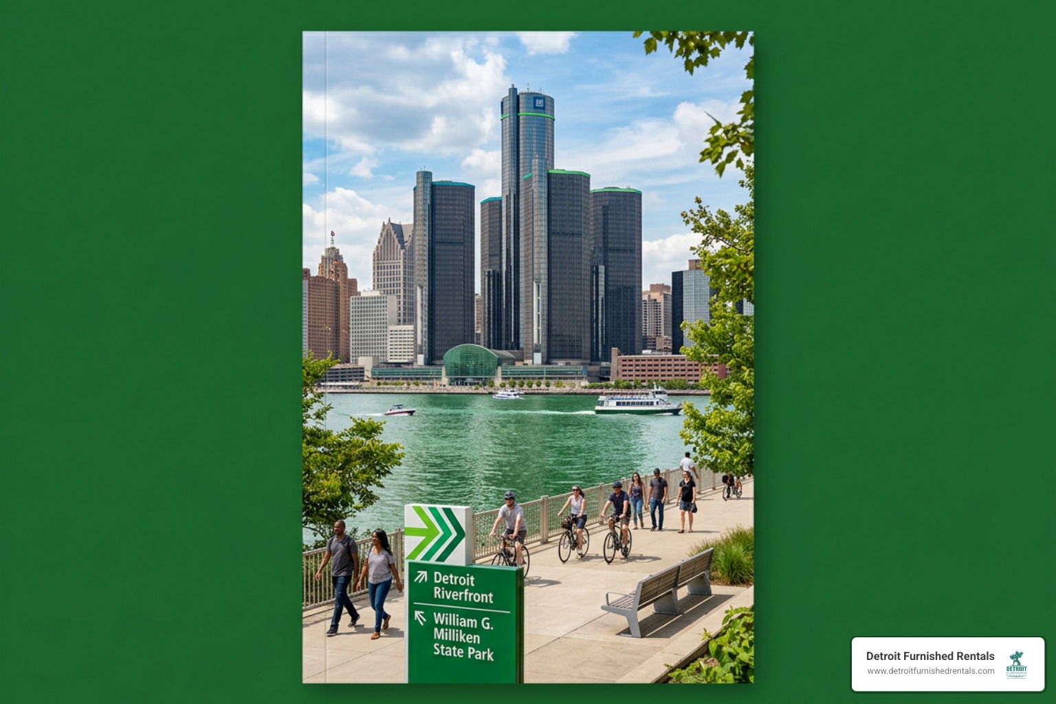 The 160-page Detroit Michelin Green Guide cover - Michelin guide Detroit