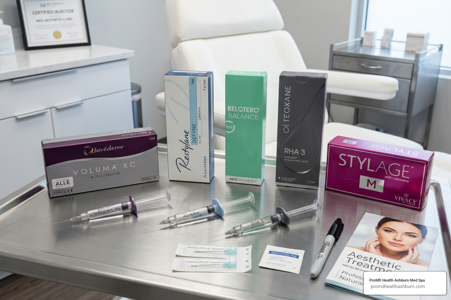 Different filler syringes and packaging representing various brands - types of filler brands Different filler syringes and packaging representing various brands - types of filler brands