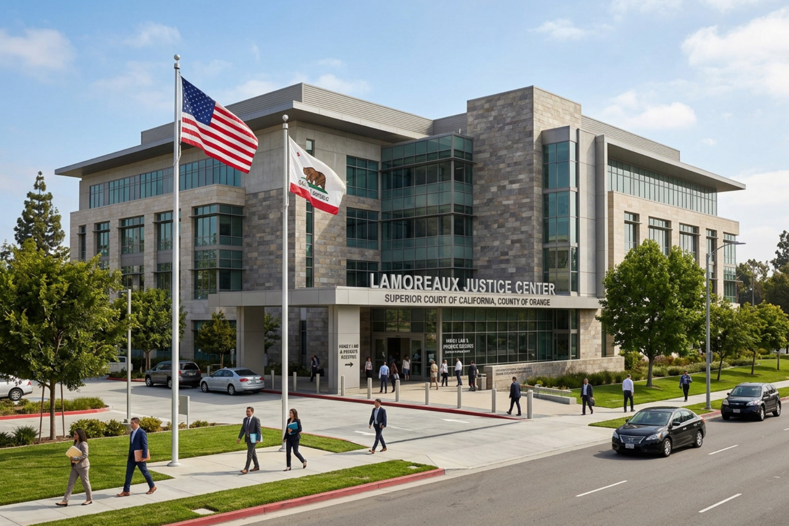 California Superior Court building representing the location for record retrieval - divorce decree in california