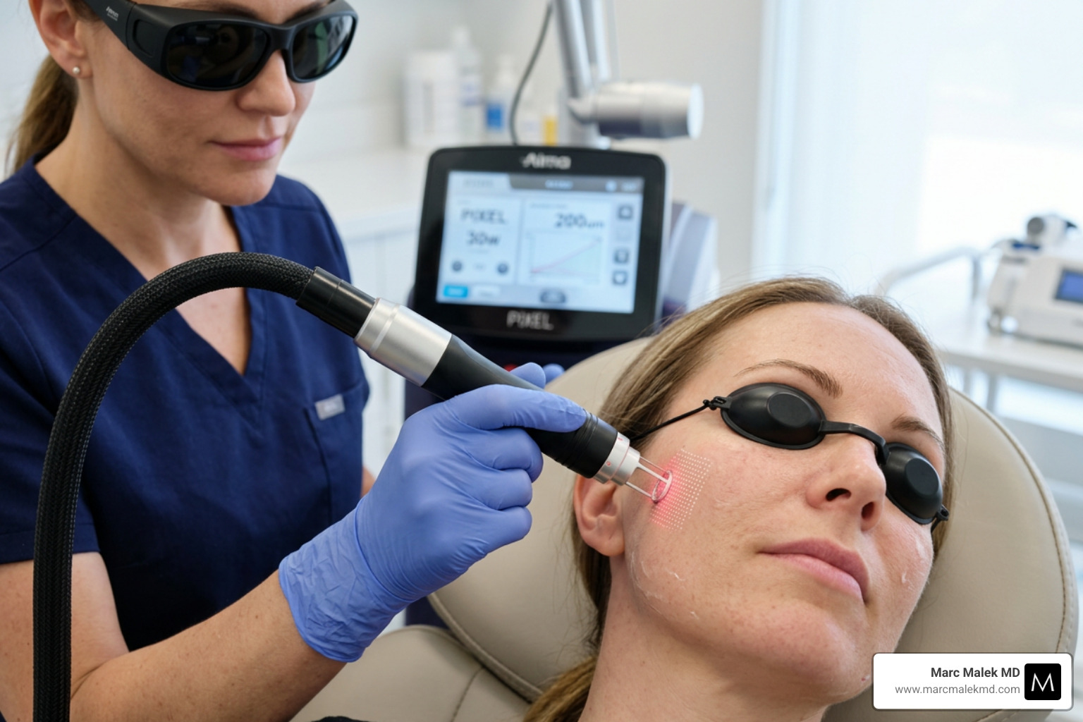 Laser technology emitting precise beams for skin resurfacing - c02 laser for face Laser technology emitting precise beams for skin resurfacing - c02 laser for face