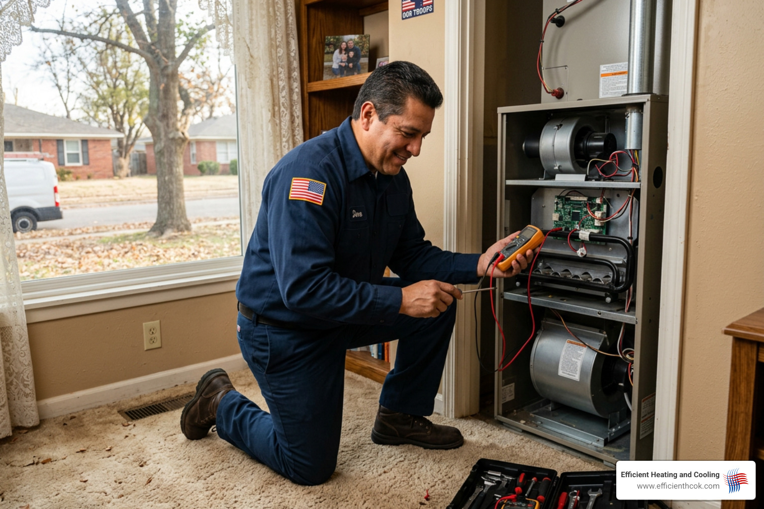 heating unit repair technicians in luther, ok