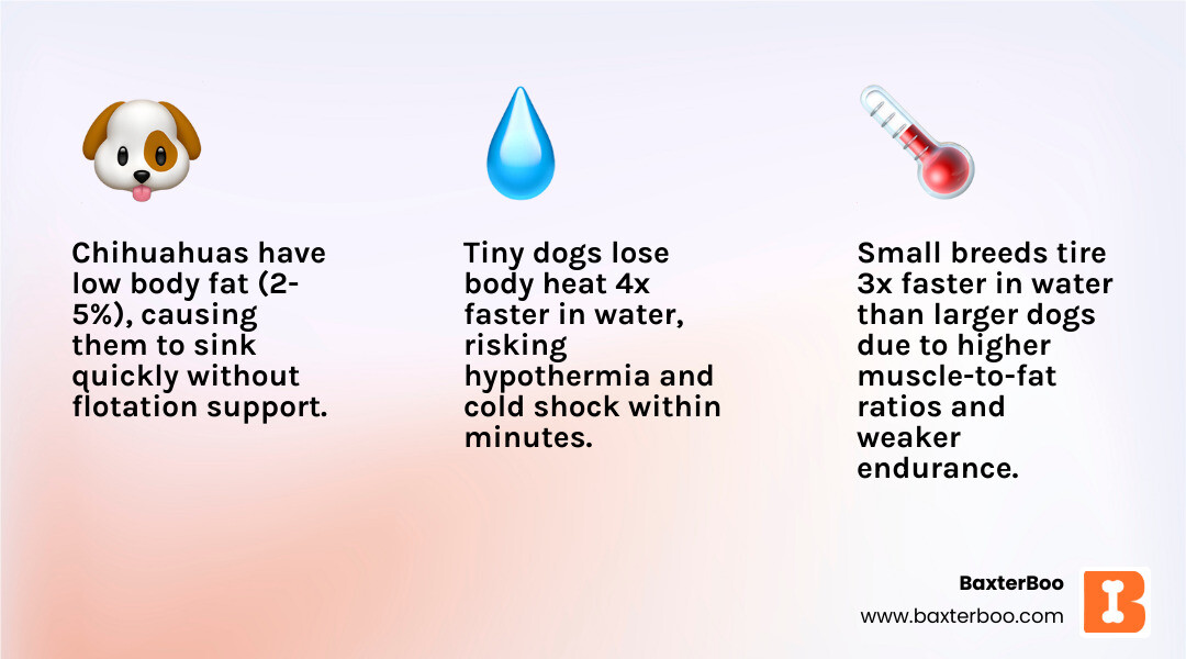 Dog water safety and flotation basics infographic for small breeds - chihuahua life jacket infographic Dog water safety and flotation basics infographic for small breeds - chihuahua life jacket infographic