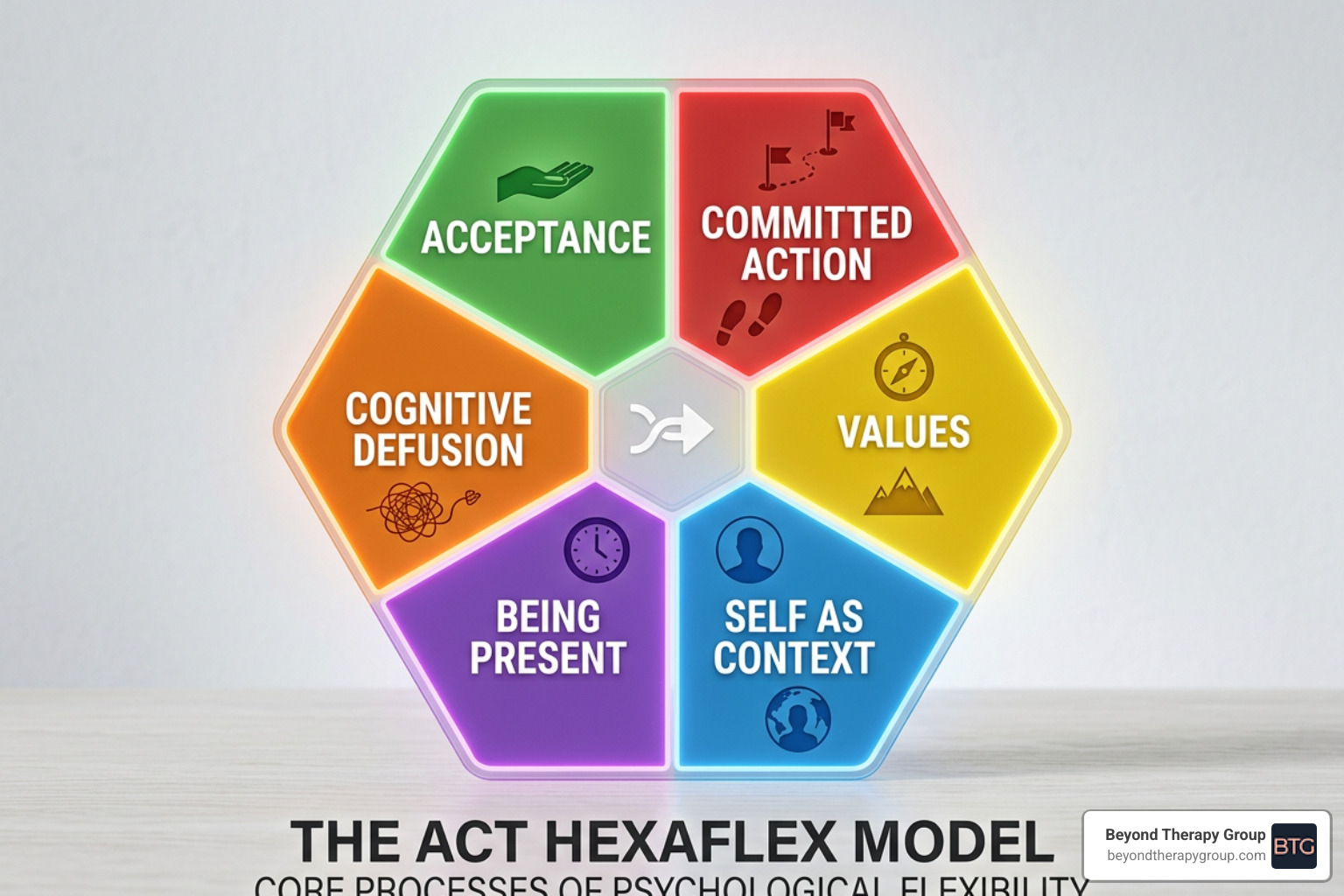 The ACT Hexaflex showing the six core processes of psychological flexibility: acceptance commitment therapy alcohol use The ACT Hexaflex showing the six core processes of psychological flexibility: acceptance commitment therapy alcohol use