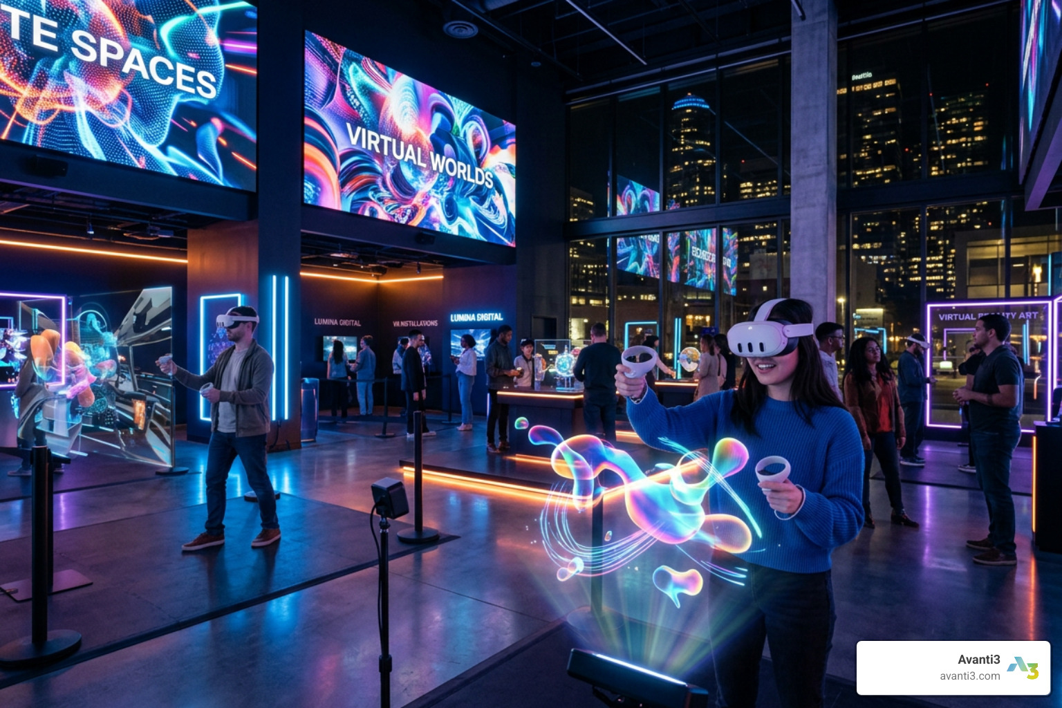 cutting-edge digital gallery - vr art exhibition
