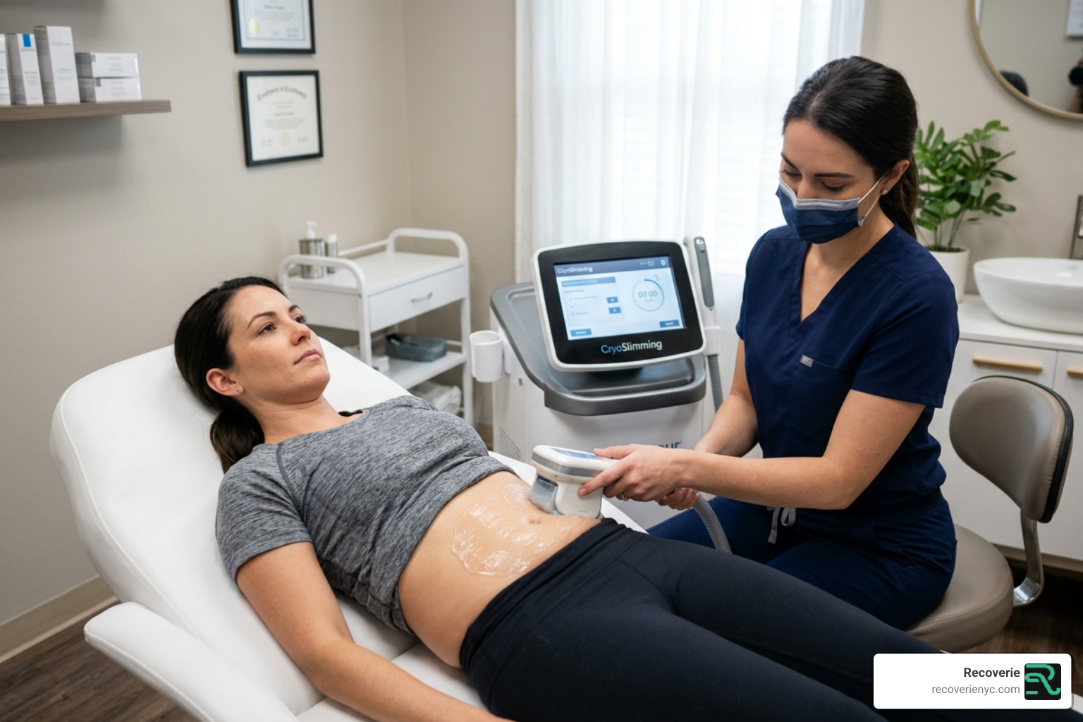 CryoSlimming treatment session non-invasive fat reduction body contouring - how much does cryoslimming cost