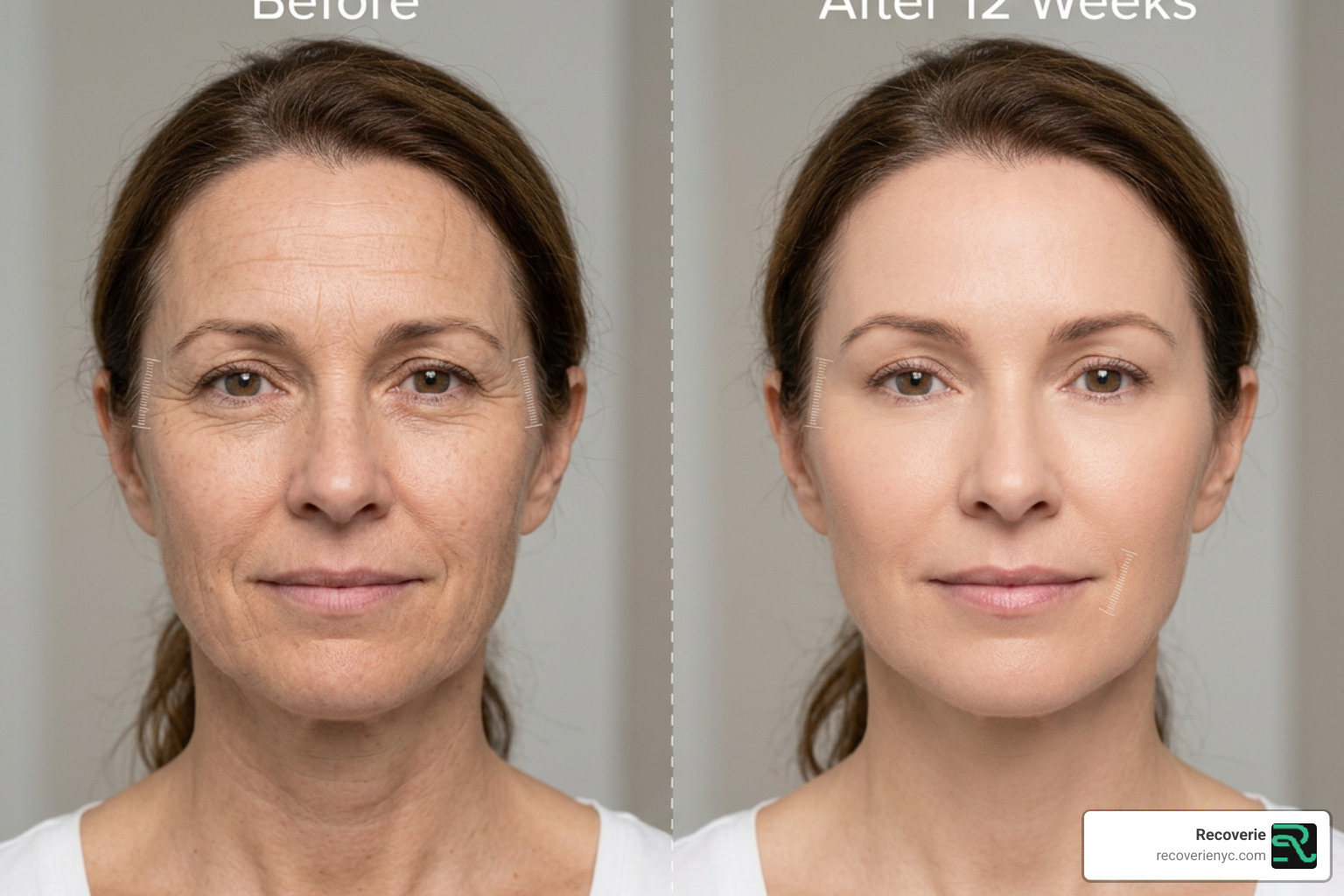 Clinical comparison of wrinkle reduction and skin texture improvement after 12 weeks of red light therapy - red light Clinical comparison of wrinkle reduction and skin texture improvement after 12 weeks of red light therapy - red light