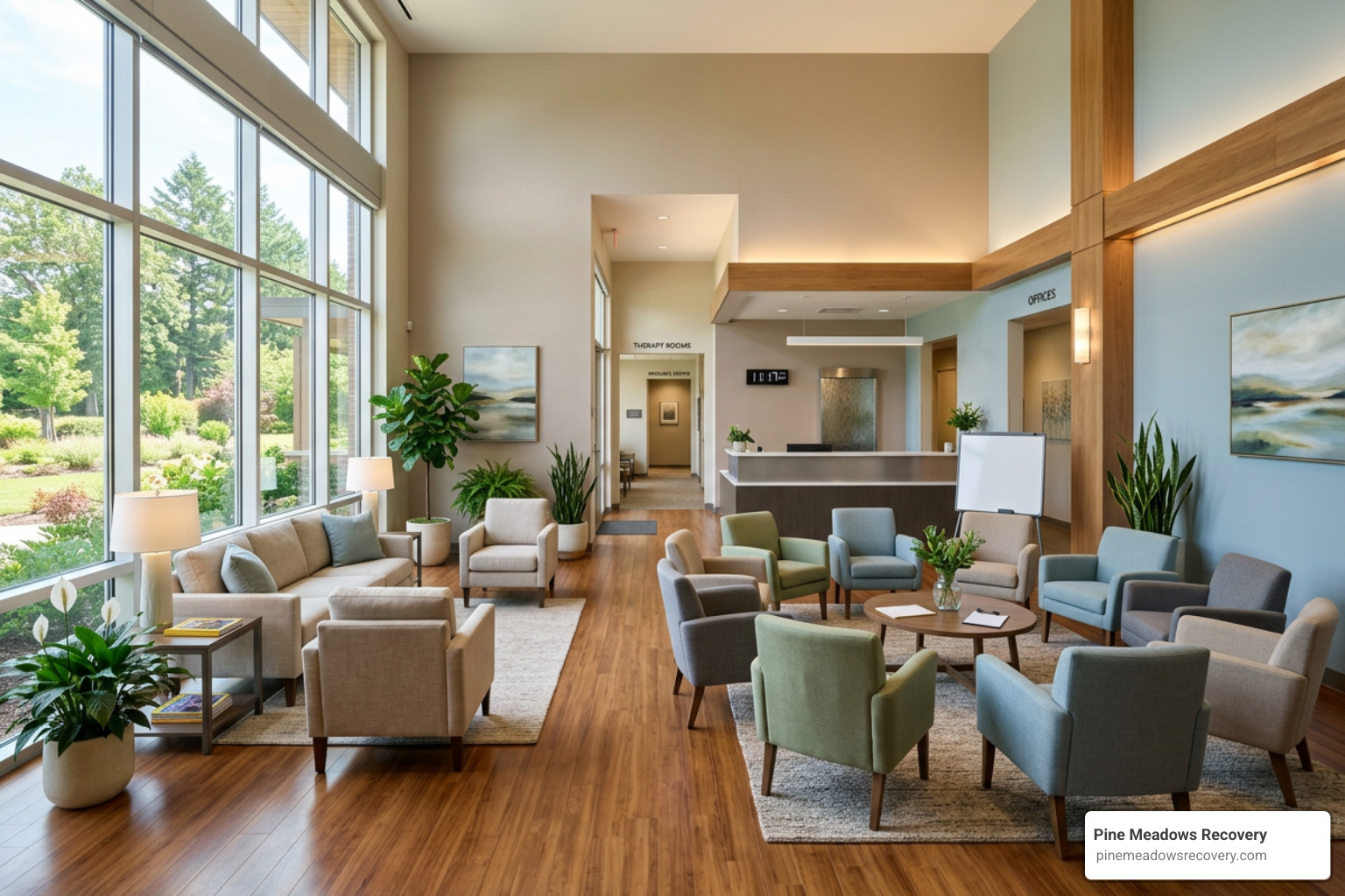 Modern treatment facility interior - Opioid addiction treatment in Kenosha WI