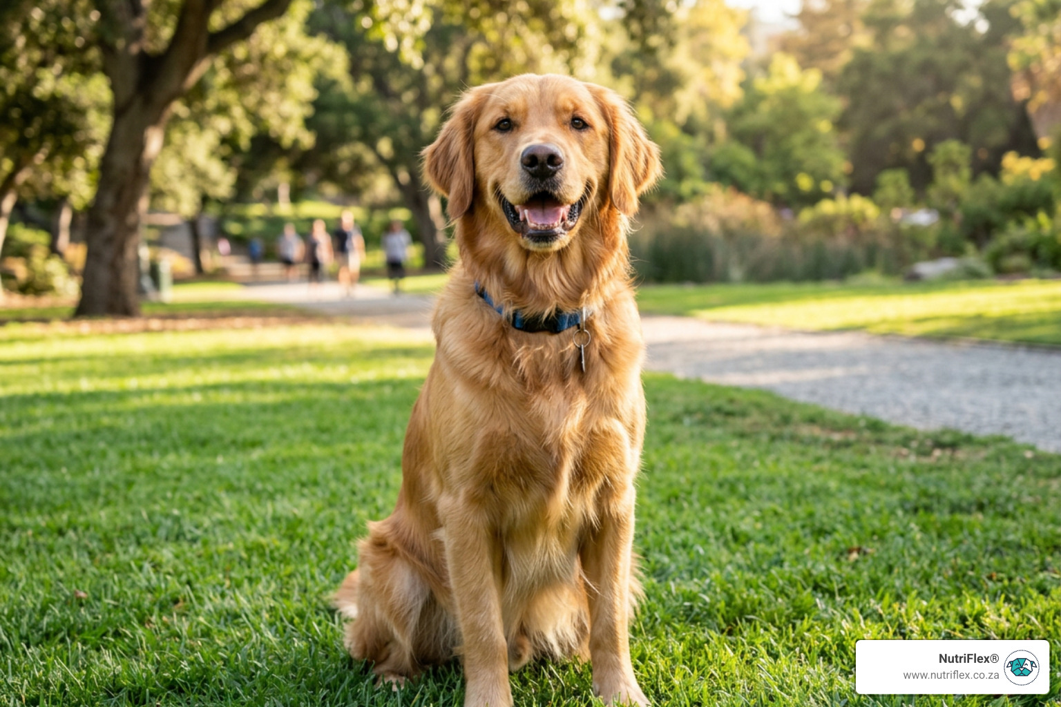 Happy Dog With A Shiny Coat And Healthy Skin - Chicken Collagen Powder Dogs