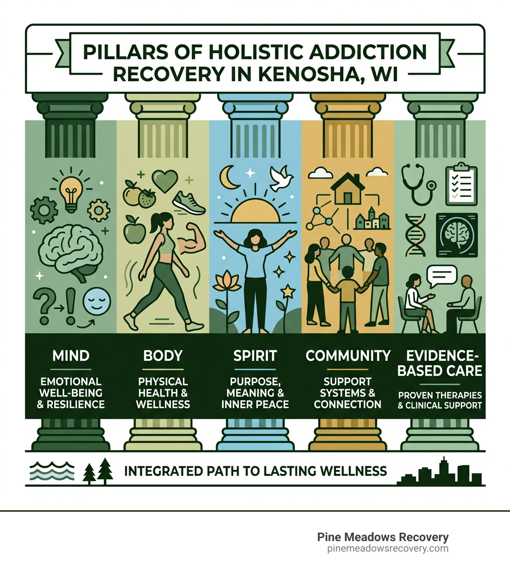 Pillars of holistic addiction recovery: mind, body, spirit, community, and evidence-based care - Holistic addiction Pillars of holistic addiction recovery: mind, body, spirit, community, and evidence-based care - Holistic addiction