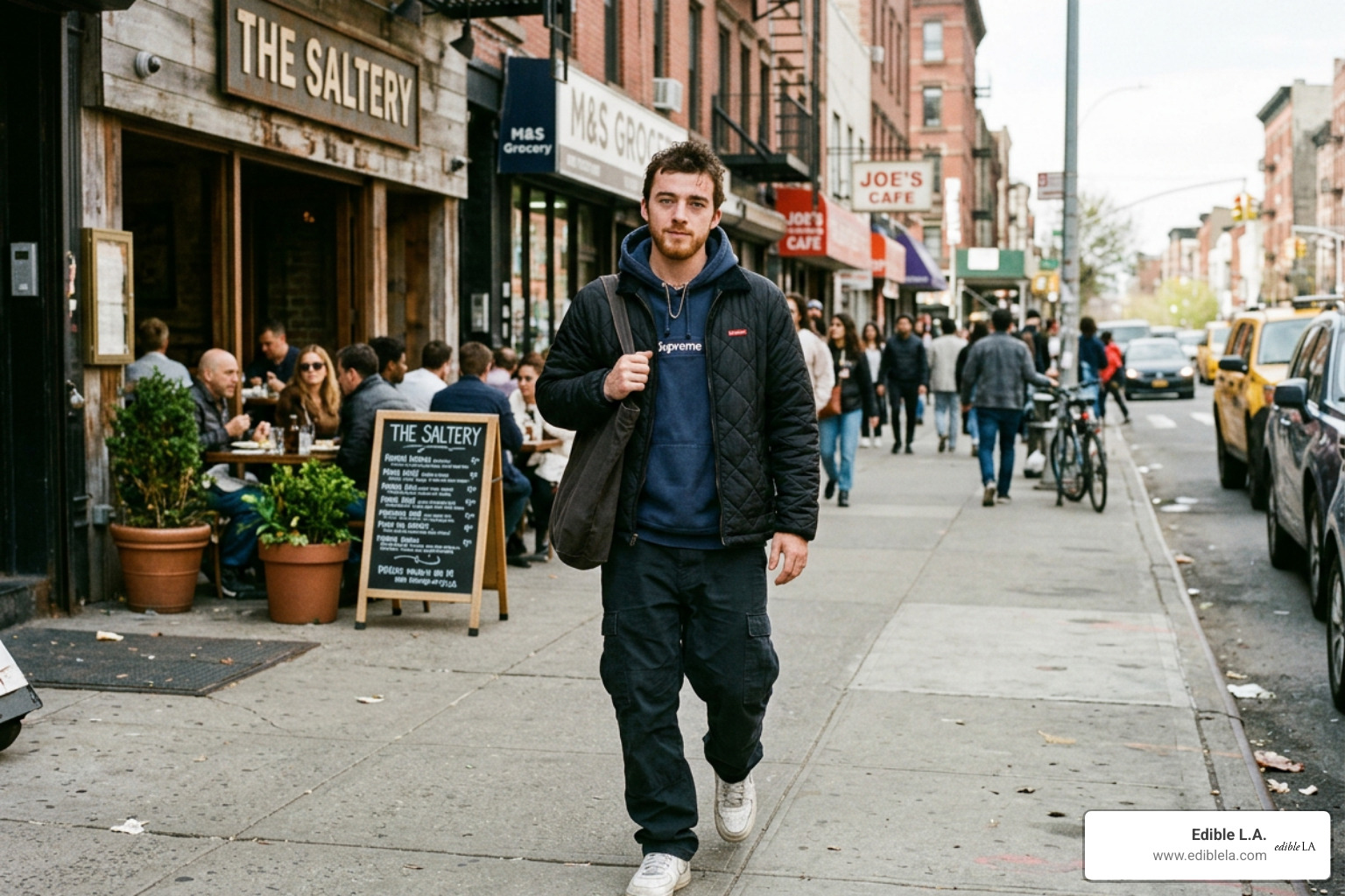 Angus Cloud in Brooklyn during his early discovery days - angus cloud