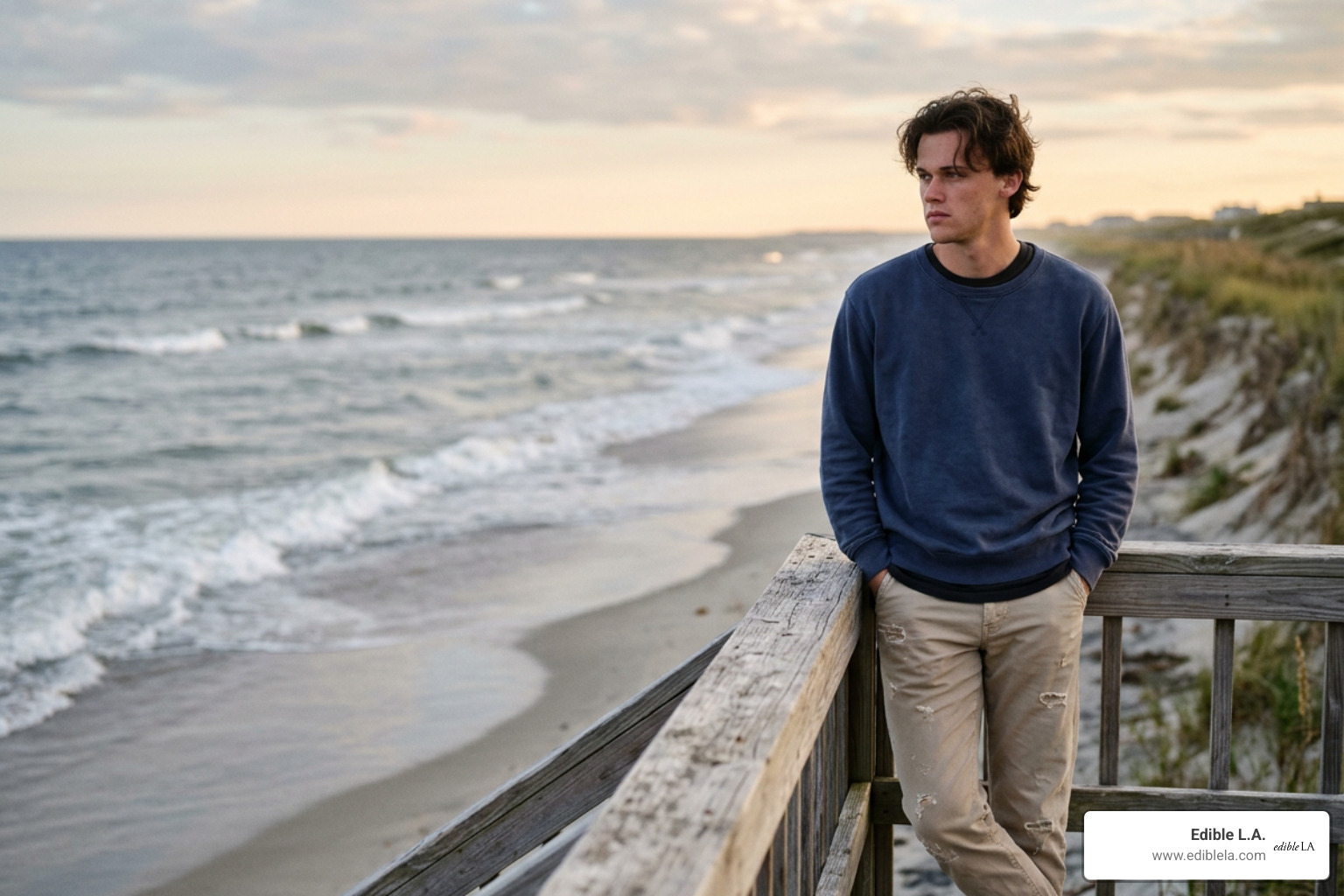 Christopher Briney as Conrad Fisher in a scene from The Summer I Turned Pretty - christopher briney